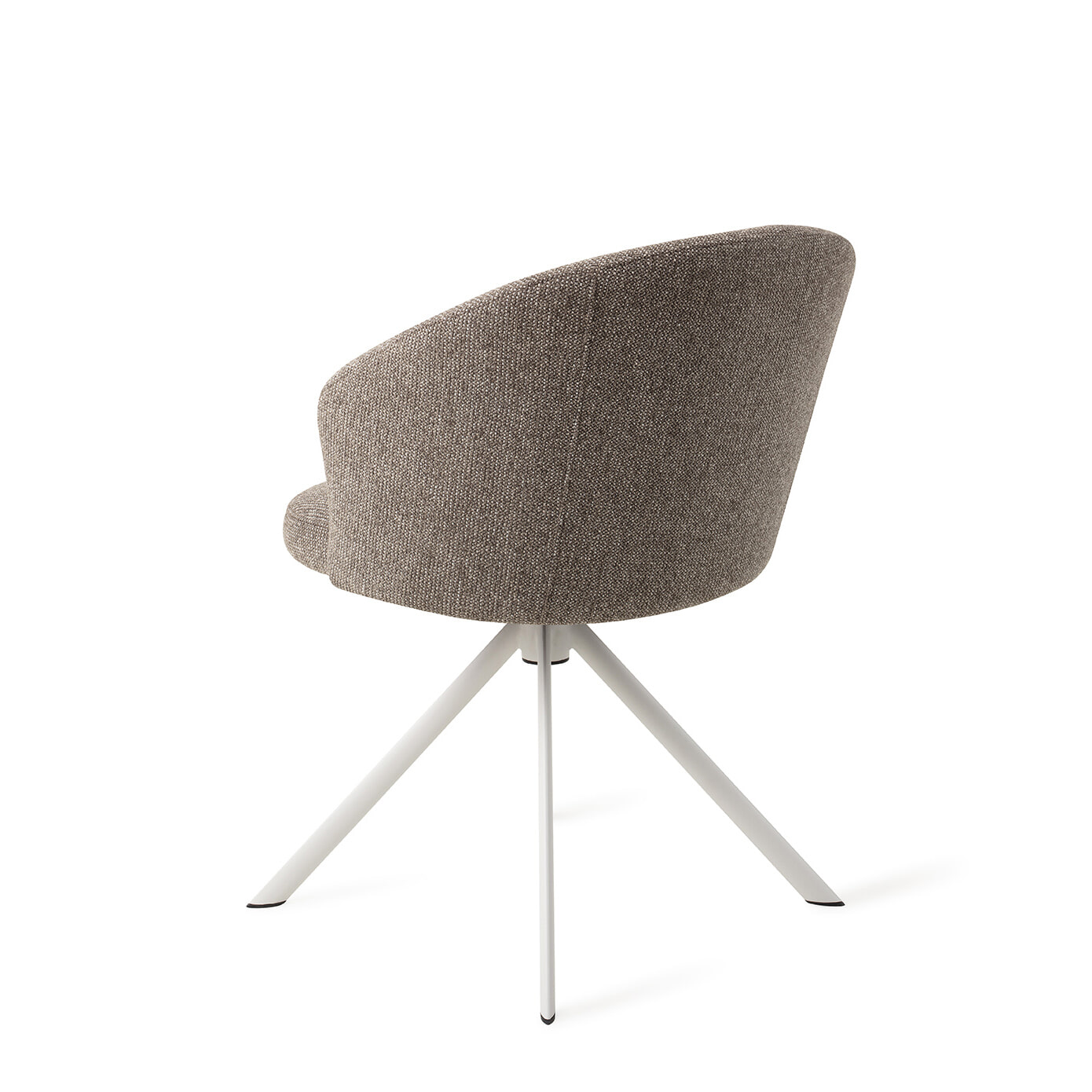 Jesper Home Eetkamerstoel 'Niimi' Revolve White, kleur Saving Greige
