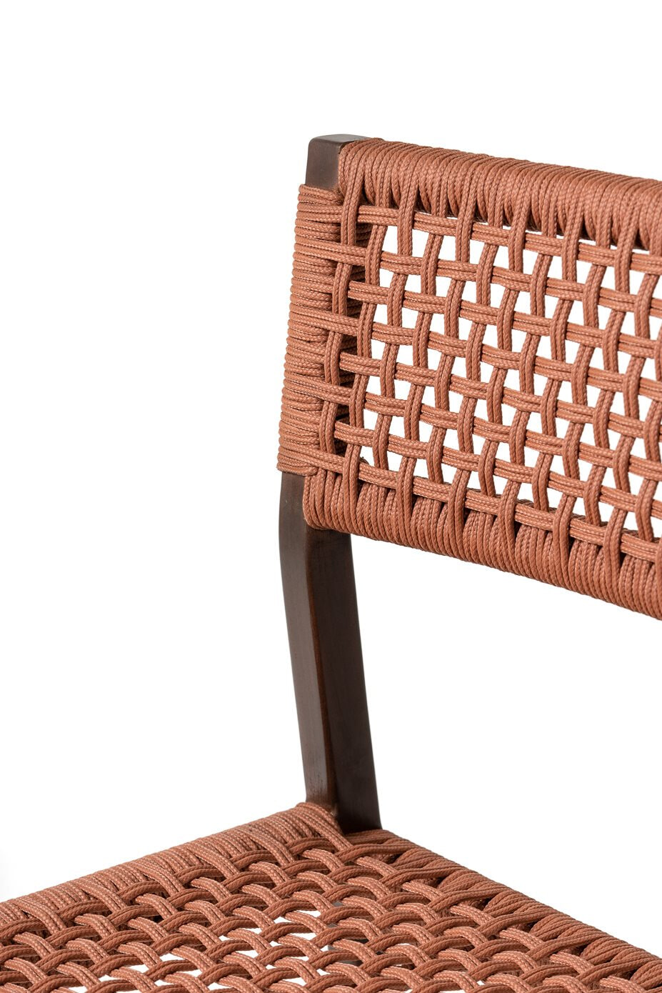 Jesper Home Tuinstoel 'Kuwana' Espresso Teakhout, kleur Cinnamon