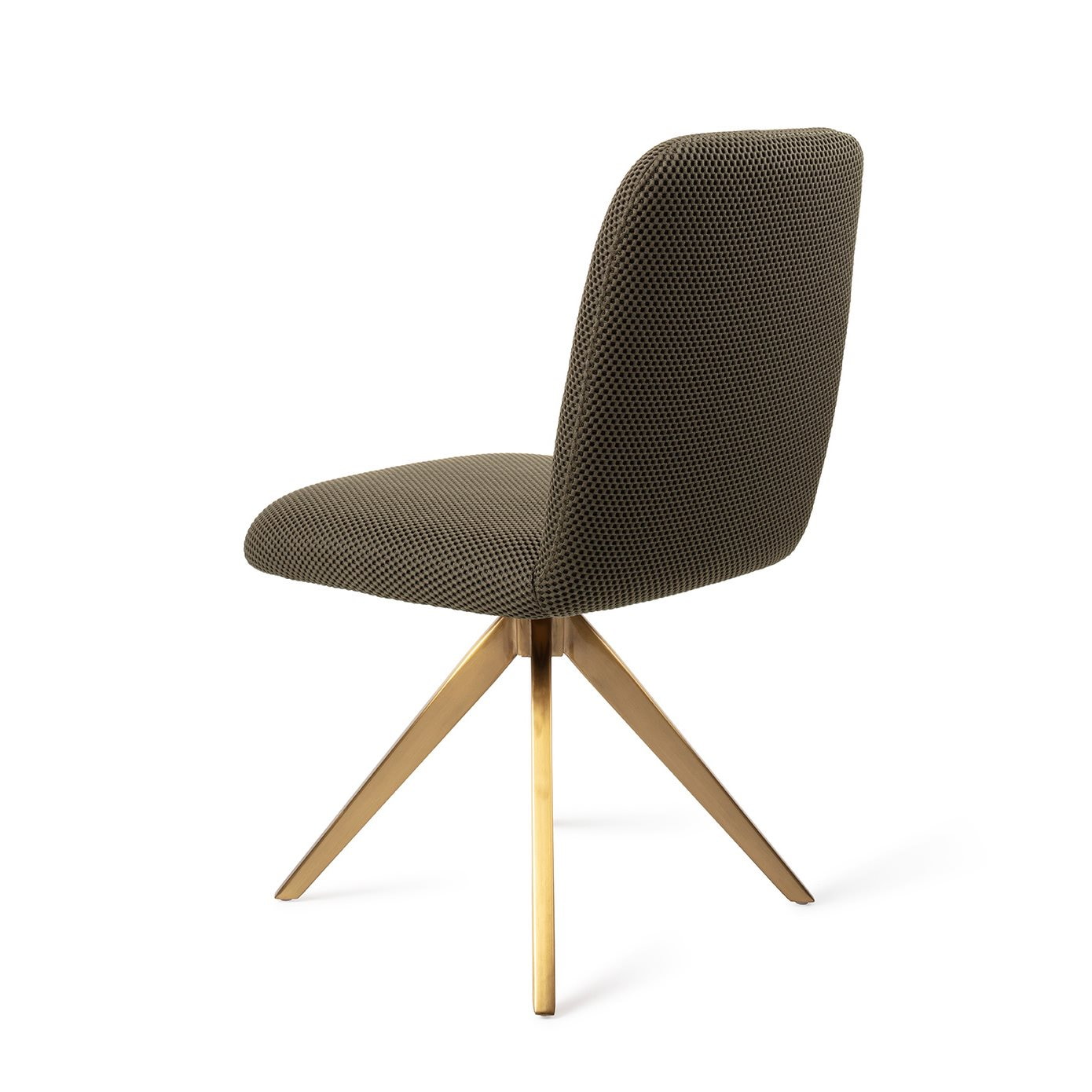 Jesper Home Eetkamerstoel 'Taiwa' Draaibaar, Turn Gold, kleur Jungle Jewel