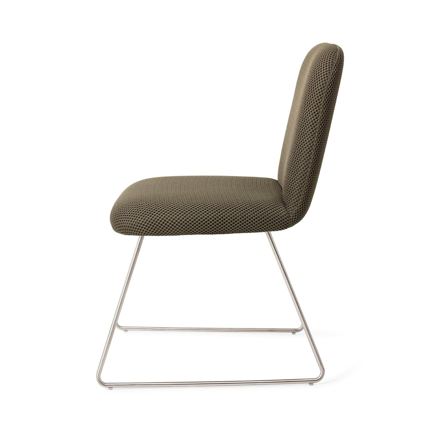 Jesper Home Eetkamerstoel 'Taiwa' Slide Steel, kleur Jungle Jewel