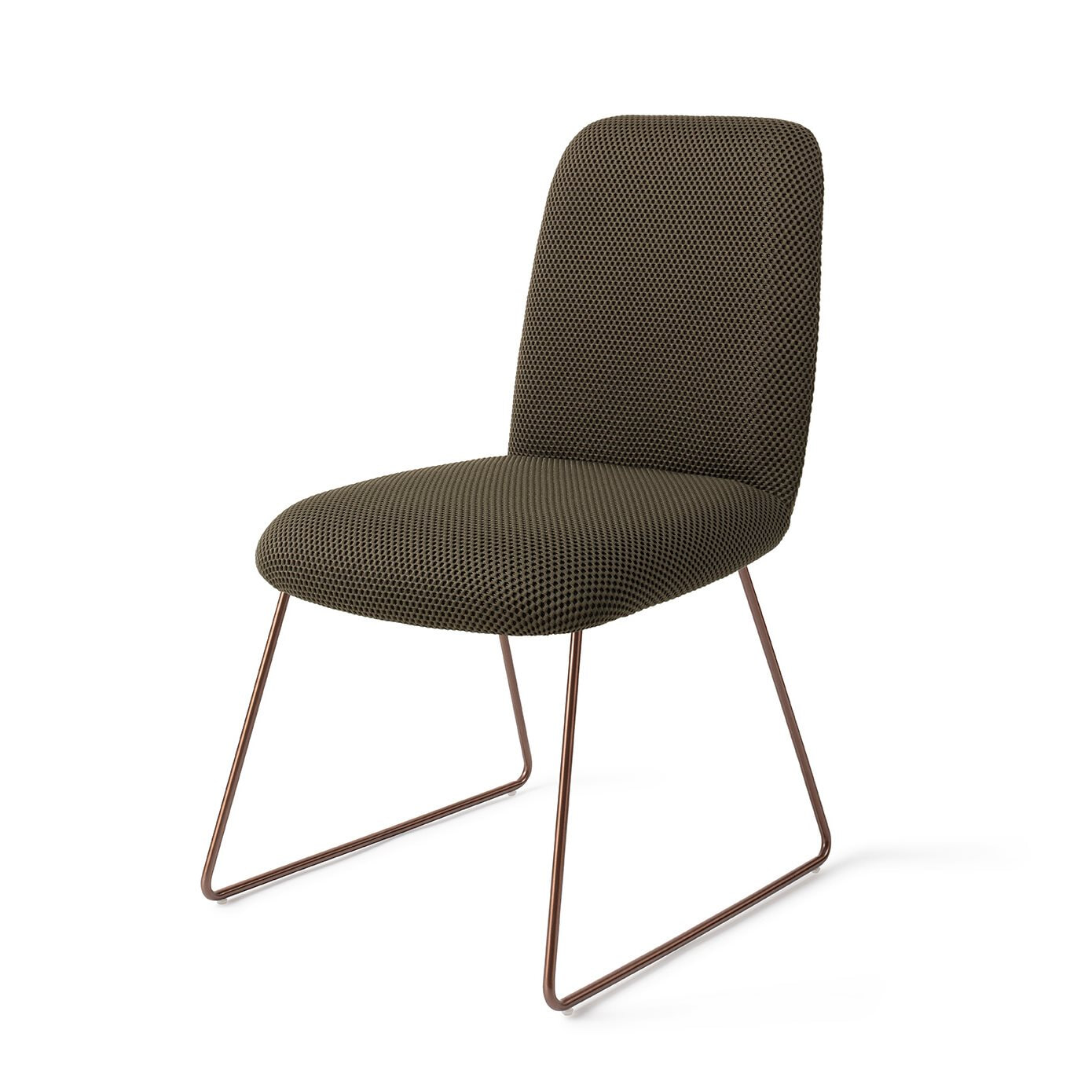 Jesper Home Eetkamerstoel 'Taiwa' Slide Rose, kleur Jungle Jewel