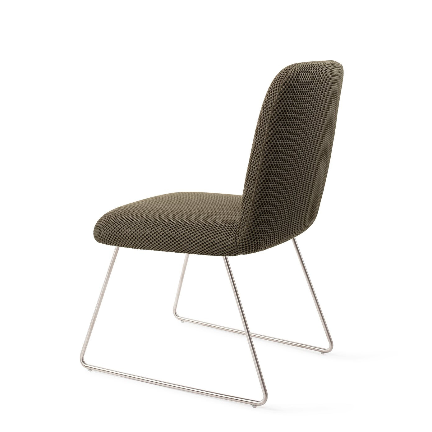 Jesper Home Eetkamerstoel 'Taiwa' Slide Steel, kleur Jungle Jewel