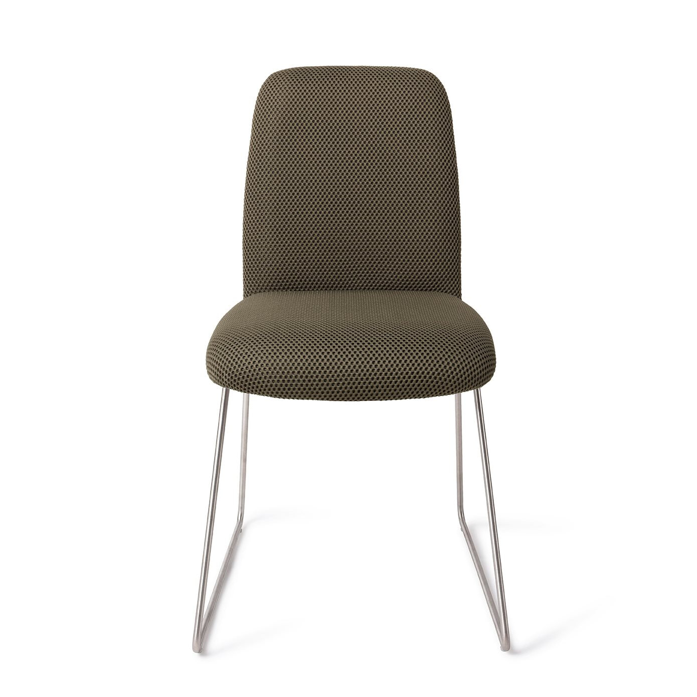 Jesper Home Eetkamerstoel 'Taiwa' Slide Steel, kleur Jungle Jewel