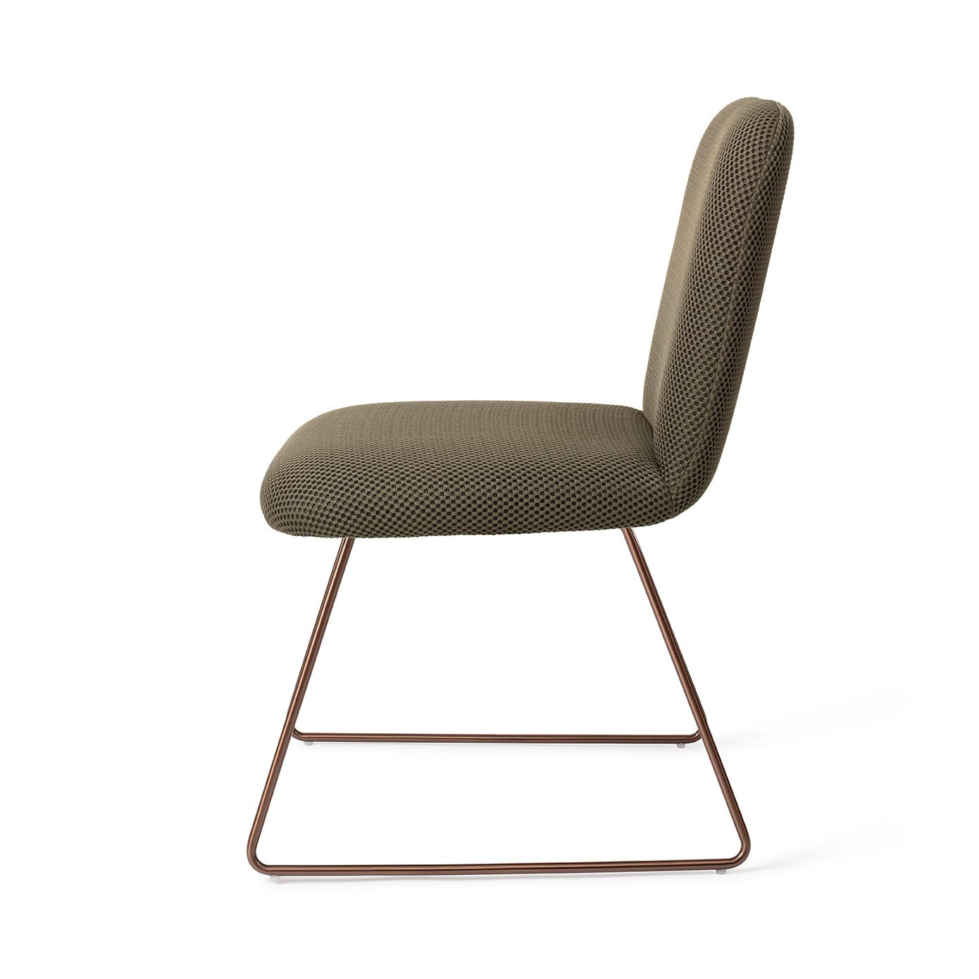 Jesper Home Eetkamerstoel 'Taiwa' Slide Rose, kleur Jungle Jewel