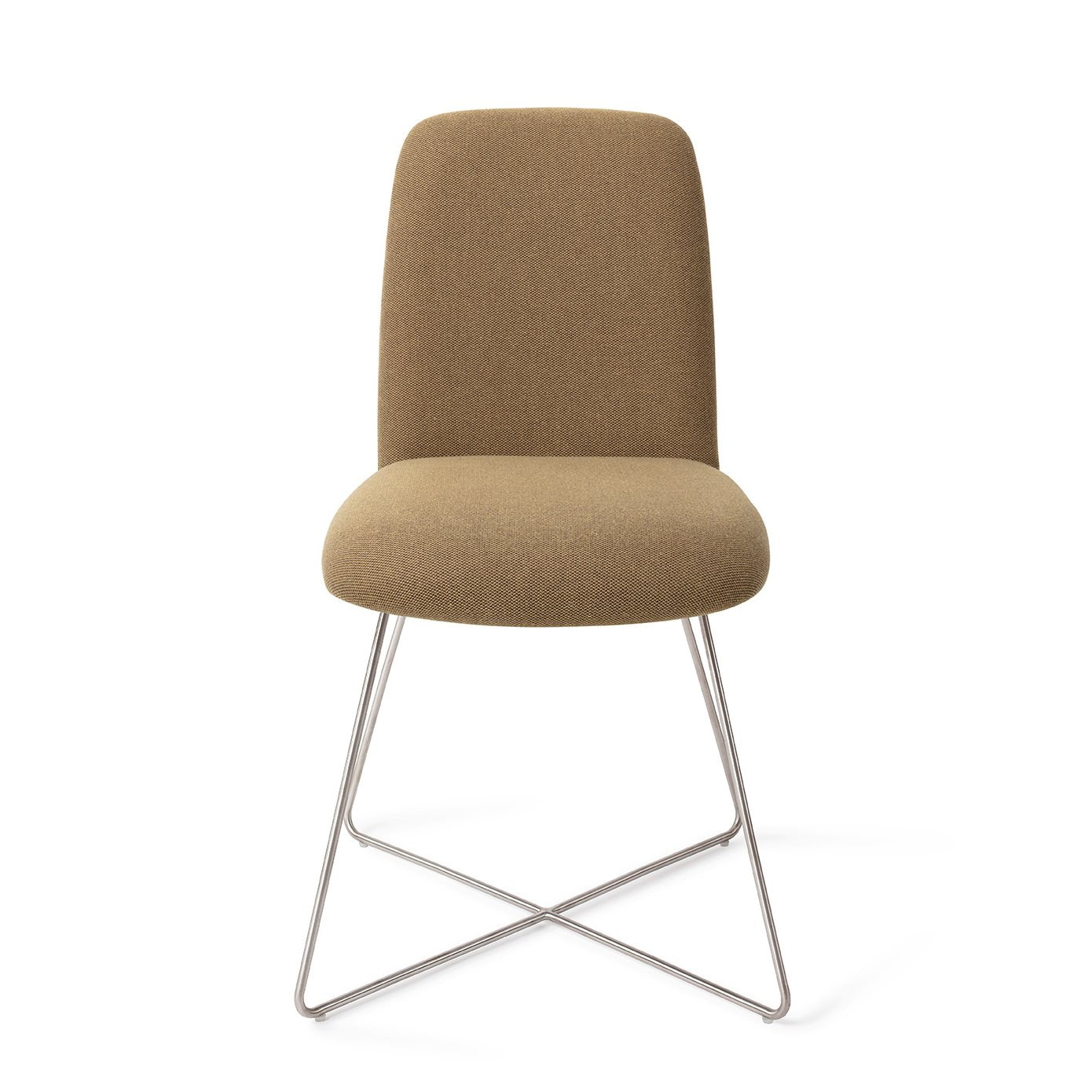 Jesper Home Eetkamerstoel 'Taiwa' Cross Steel, kleur Willow