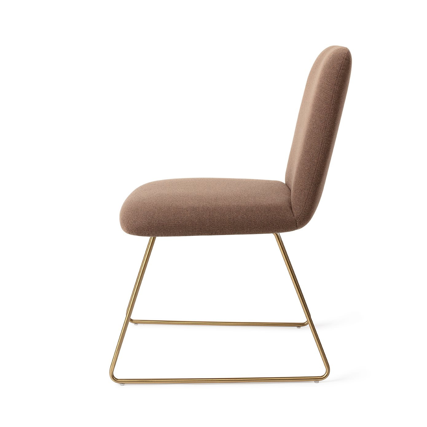 Jesper Home Eetkamerstoel 'Taiwa' Slide Gold, kleur Rustic Rye