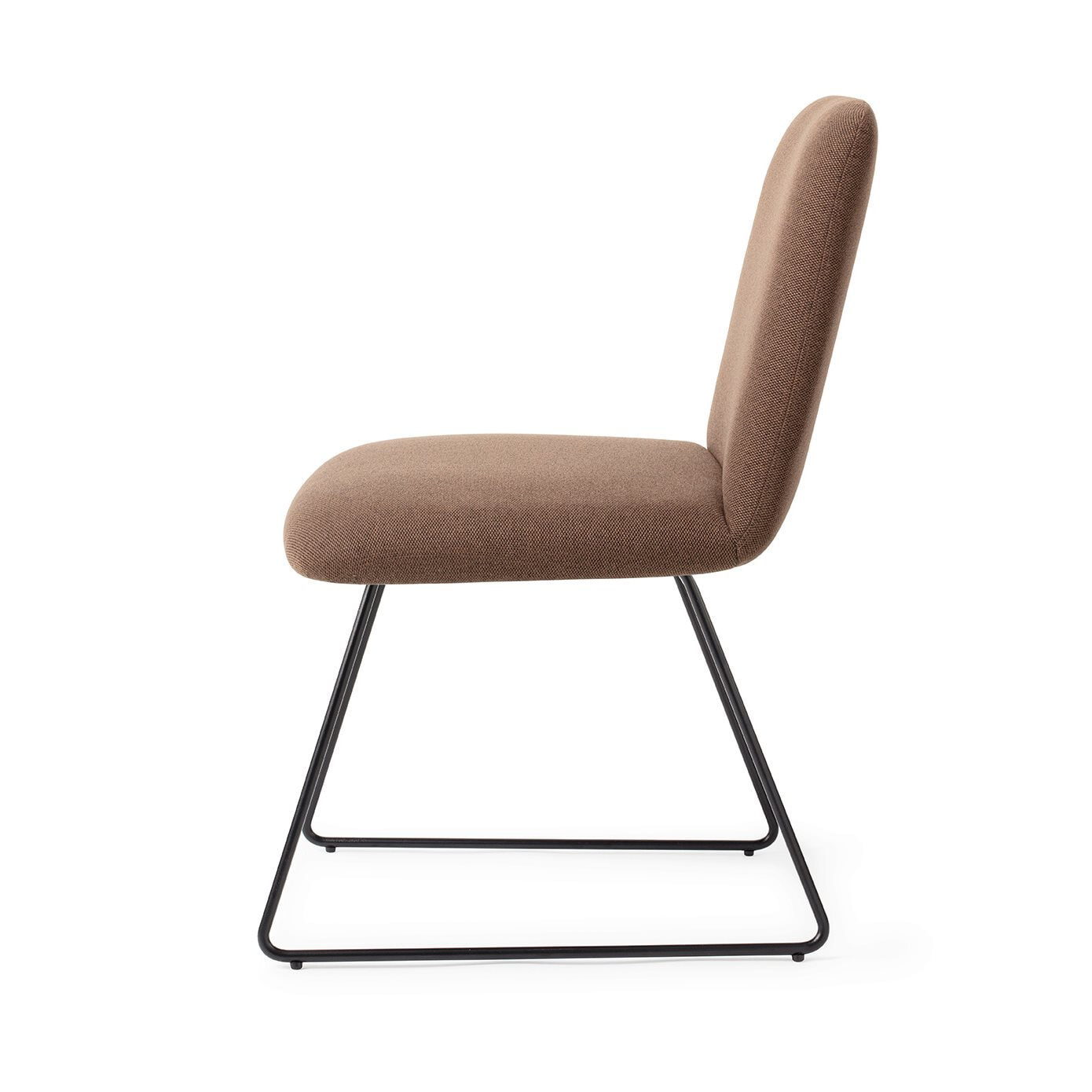 Jesper Home Eetkamerstoel 'Taiwa' Slide Black, kleur Rustic Rye