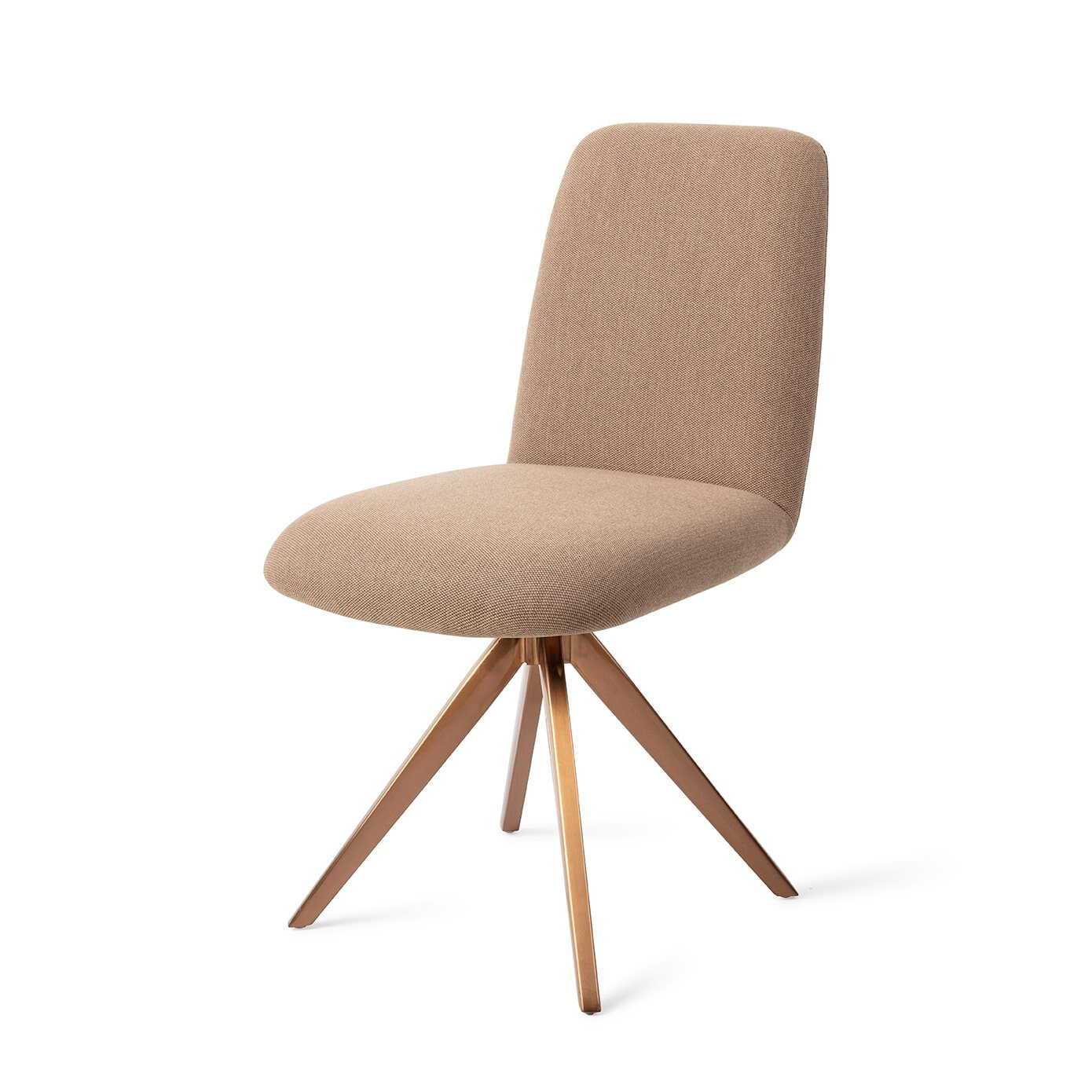 Jesper Home Eetkamerstoel 'Taiwa' Draaibaar, Turn Rose, kleur Whisper Wheat