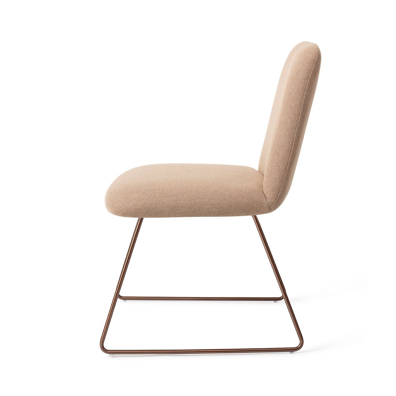 Jesper Home Eetkamerstoel 'Taiwa' Slide Rose, kleur Whisper Wheat