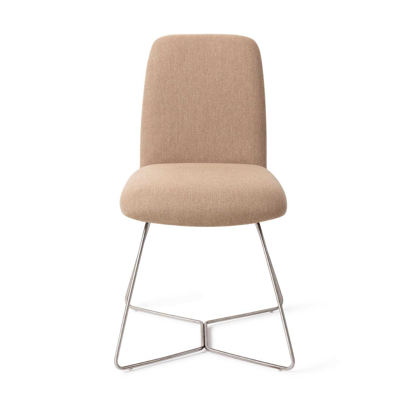 Jesper Home Eetkamerstoel 'Taiwa' Beehive Steel, kleur Whisper Wheat