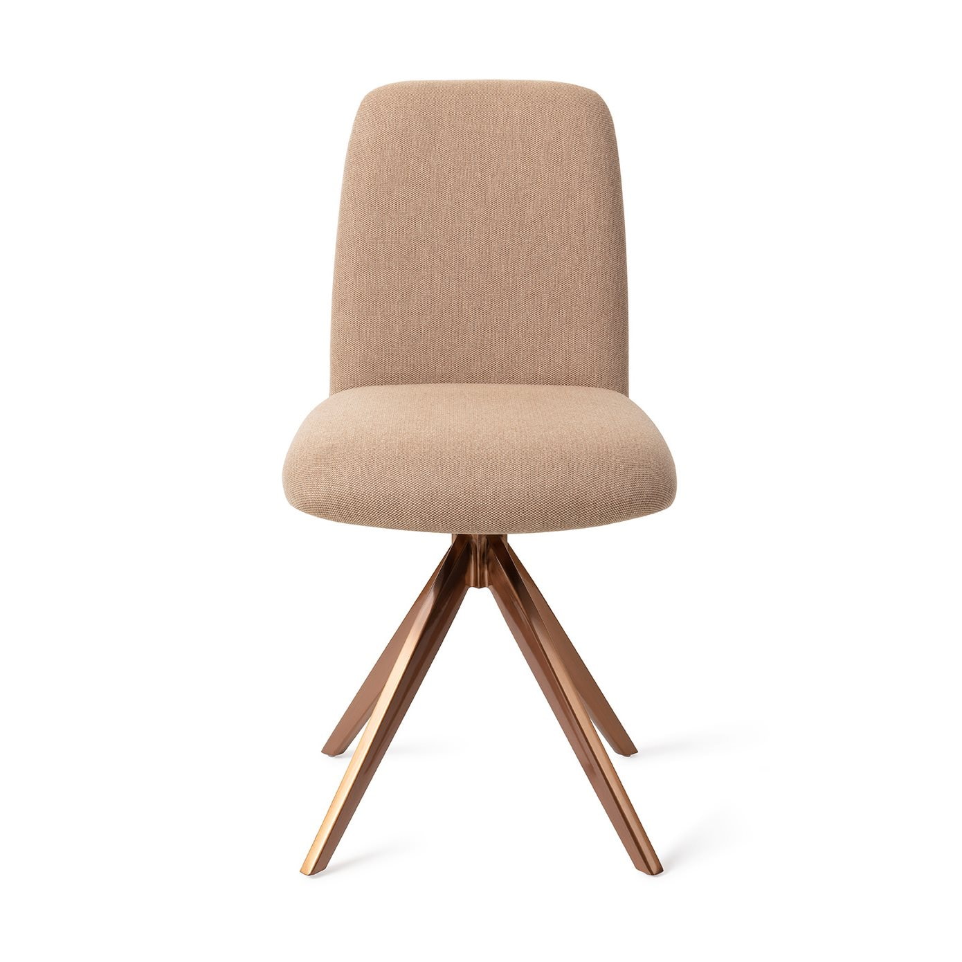 Jesper Home Eetkamerstoel 'Taiwa' Draaibaar, Turn Rose, kleur Whisper Wheat