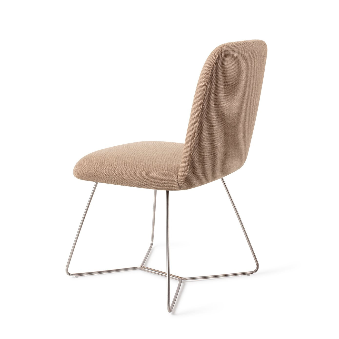 Jesper Home Eetkamerstoel 'Taiwa' Beehive Steel, kleur Whisper Wheat