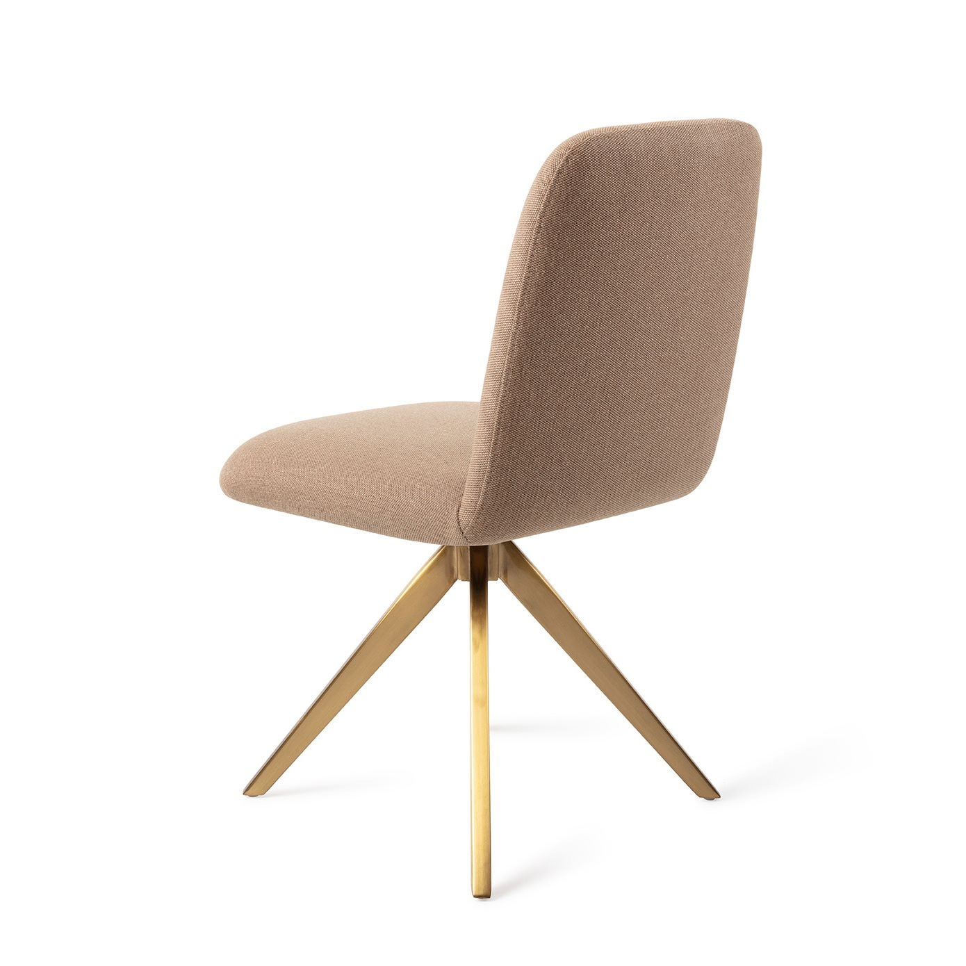 Jesper Home Eetkamerstoel 'Taiwa' Draaibaar, Turn Gold, kleur Whisper Wheat