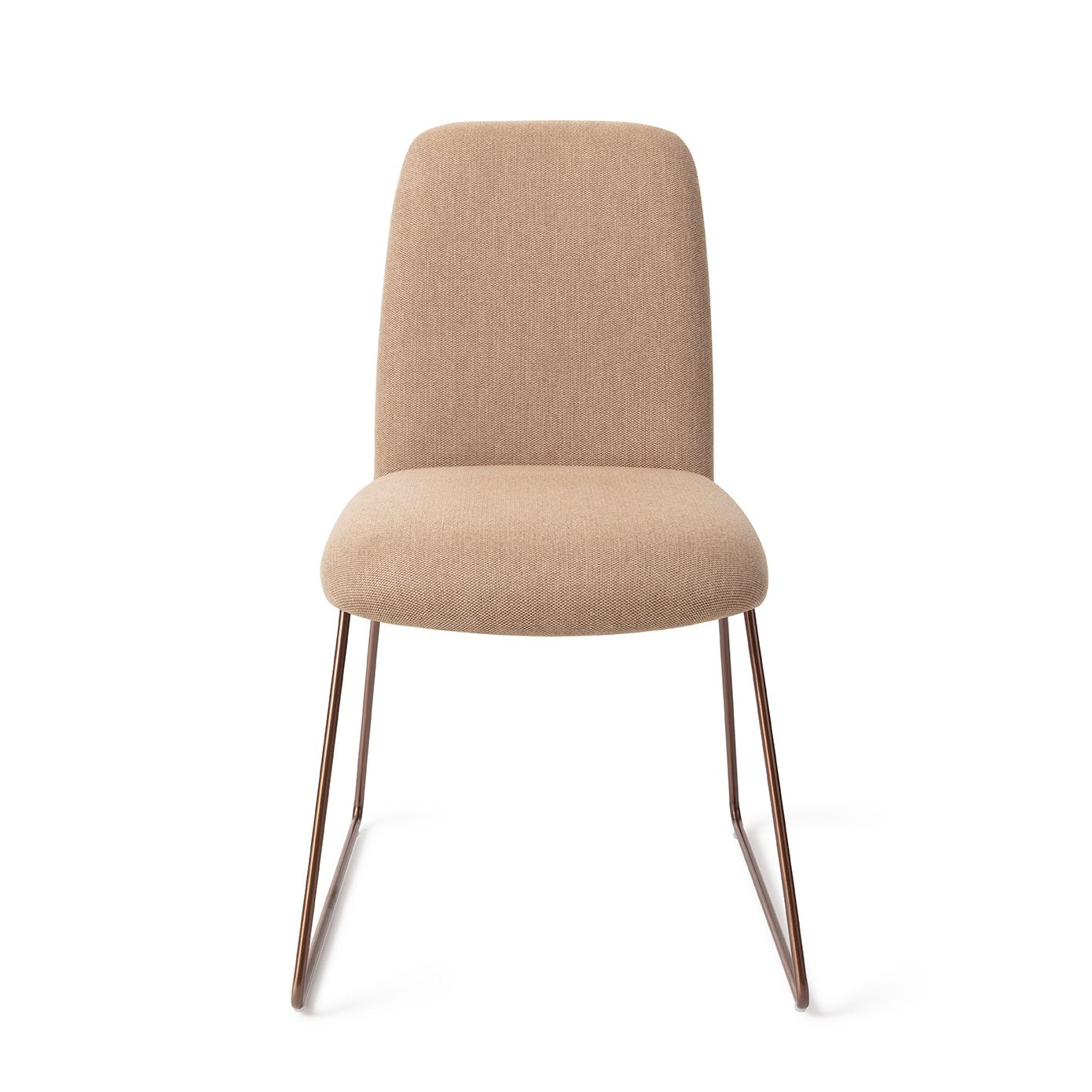 Jesper Home Eetkamerstoel 'Taiwa' Slide Rose, kleur Whisper Wheat