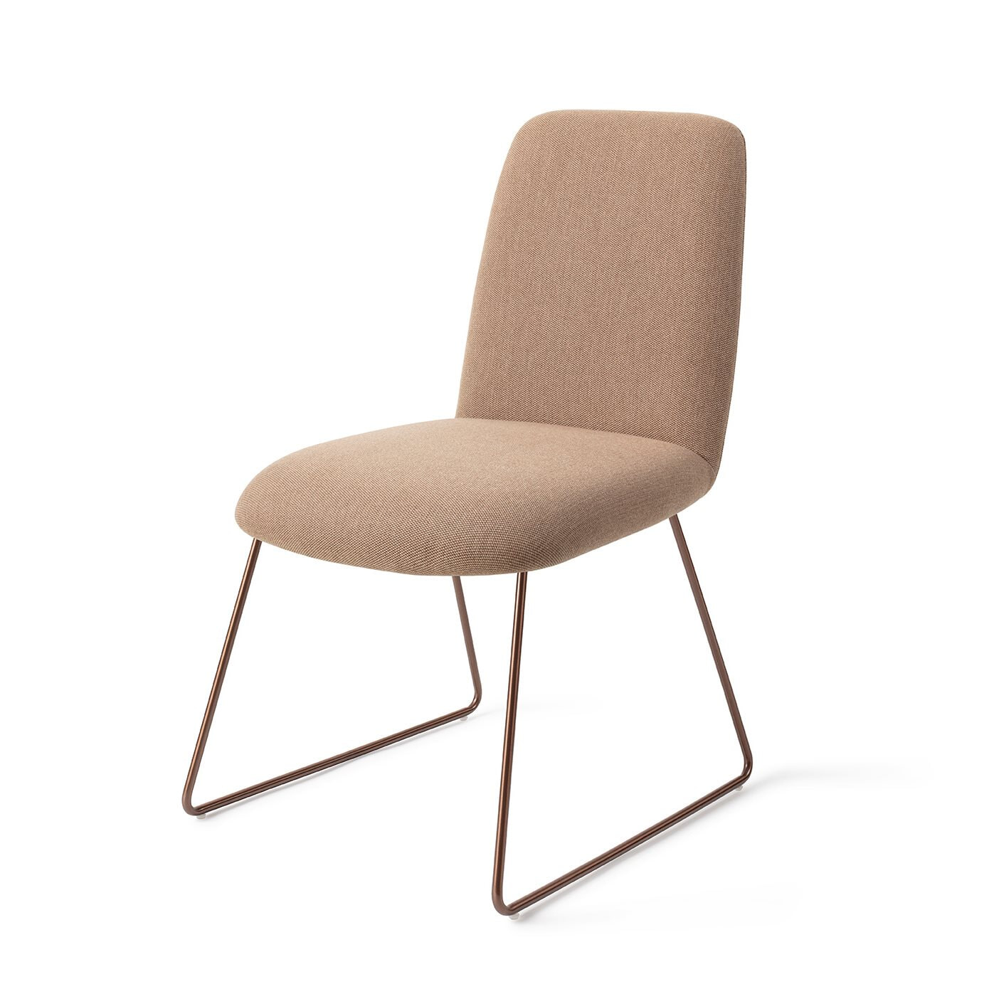Jesper Home Eetkamerstoel 'Taiwa' Slide Rose, kleur Whisper Wheat