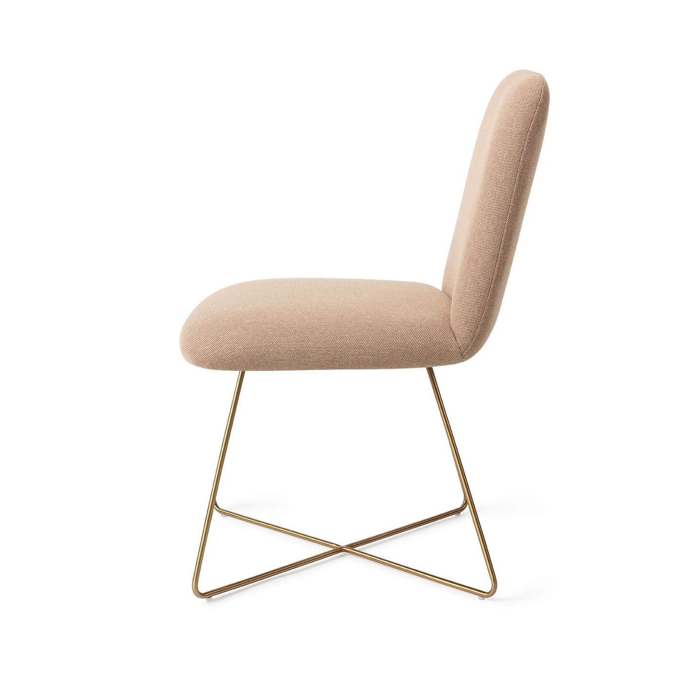 Jesper Home Eetkamerstoel 'Taiwa' Cross Gold, kleur Whisper Wheat