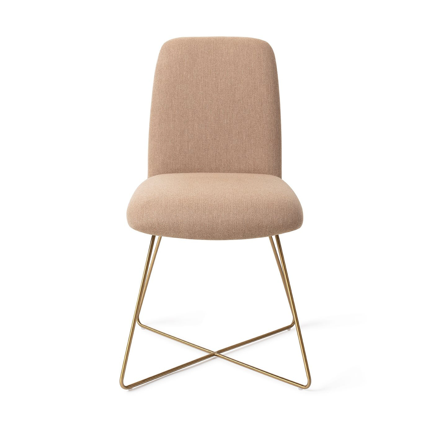Jesper Home Eetkamerstoel 'Taiwa' Cross Gold, kleur Whisper Wheat