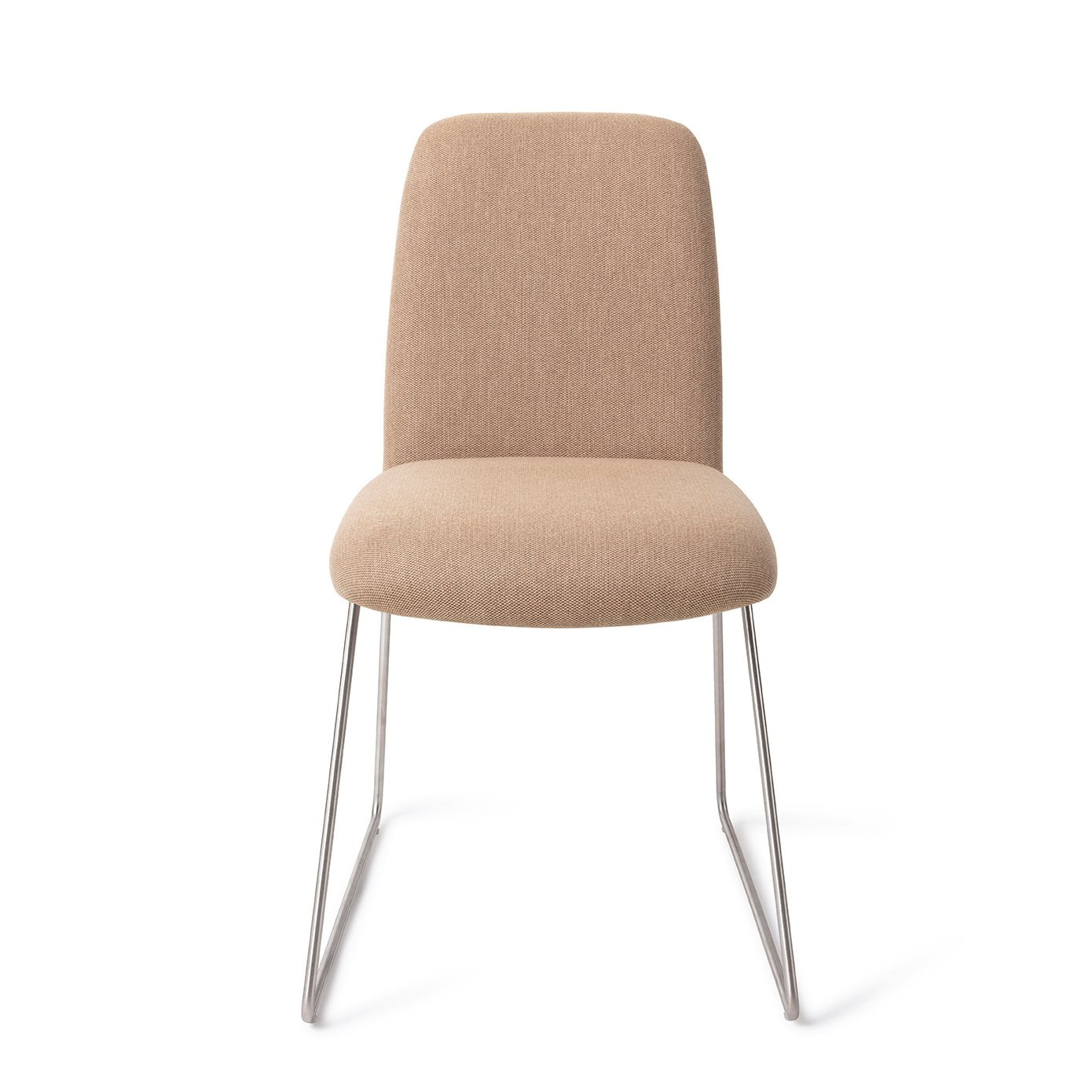 Jesper Home Eetkamerstoel 'Taiwa' Slide Steel, kleur Whisper Wheat