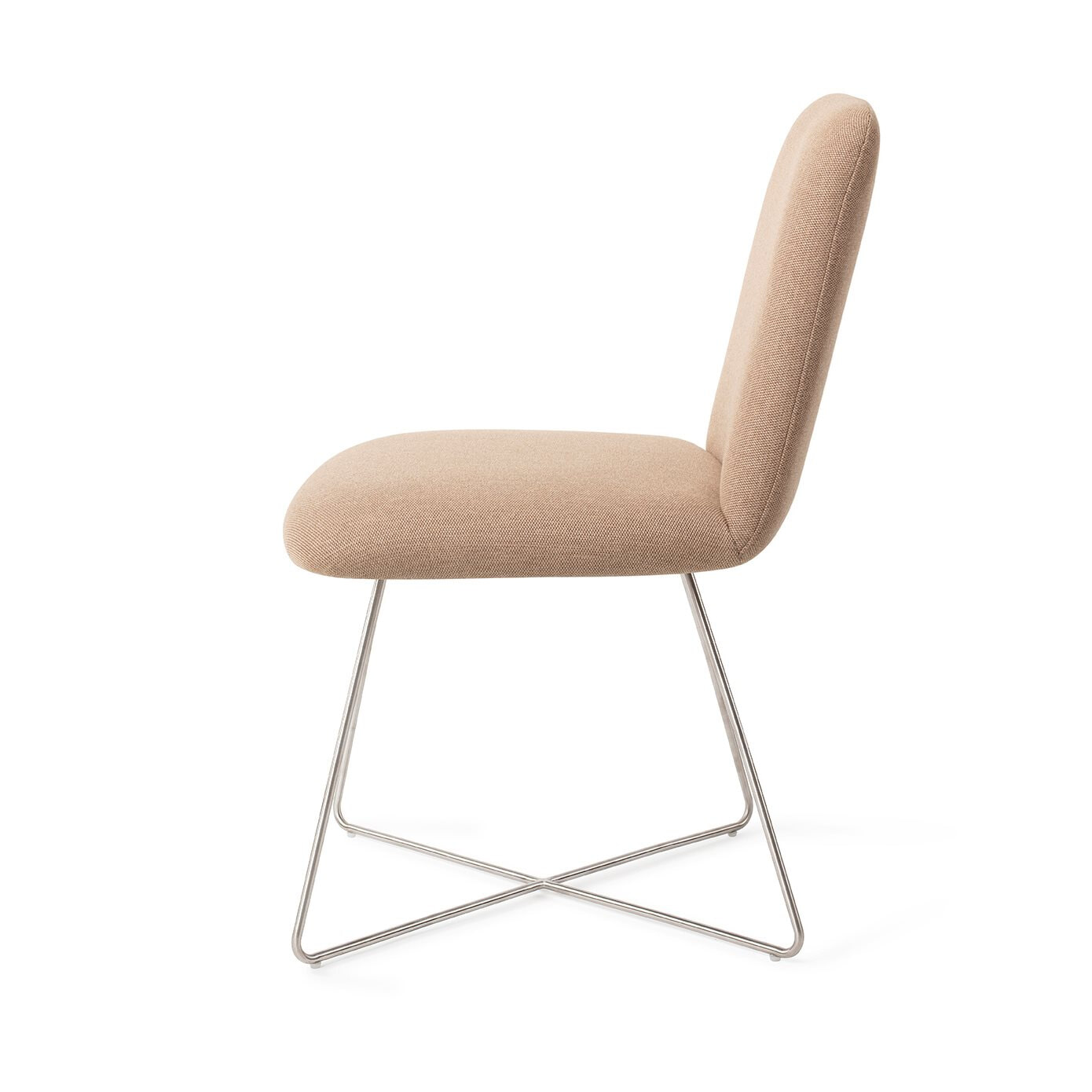 Jesper Home Eetkamerstoel 'Taiwa' Cross Steel, kleur Whisper Wheat