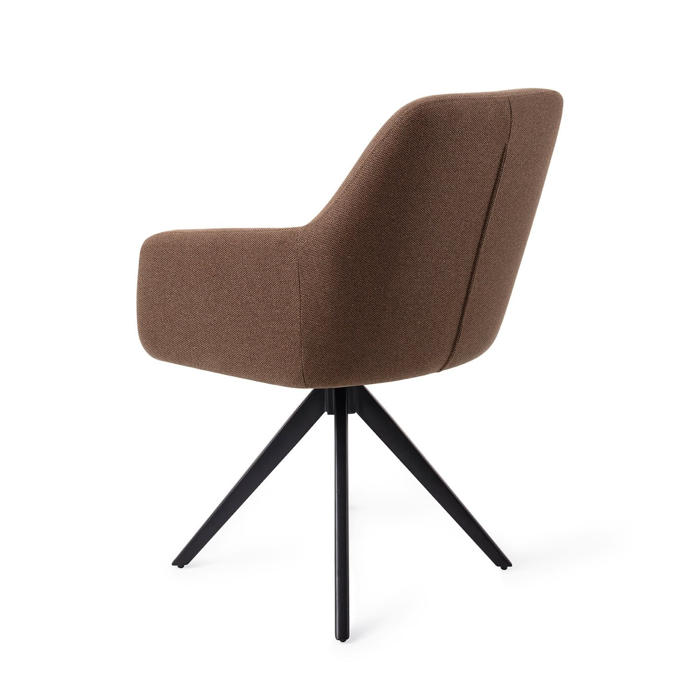 Jesper Home Eetkamerstoel 'Hiroo' Draaibaar, Turn Black, kleur Rustic Rye