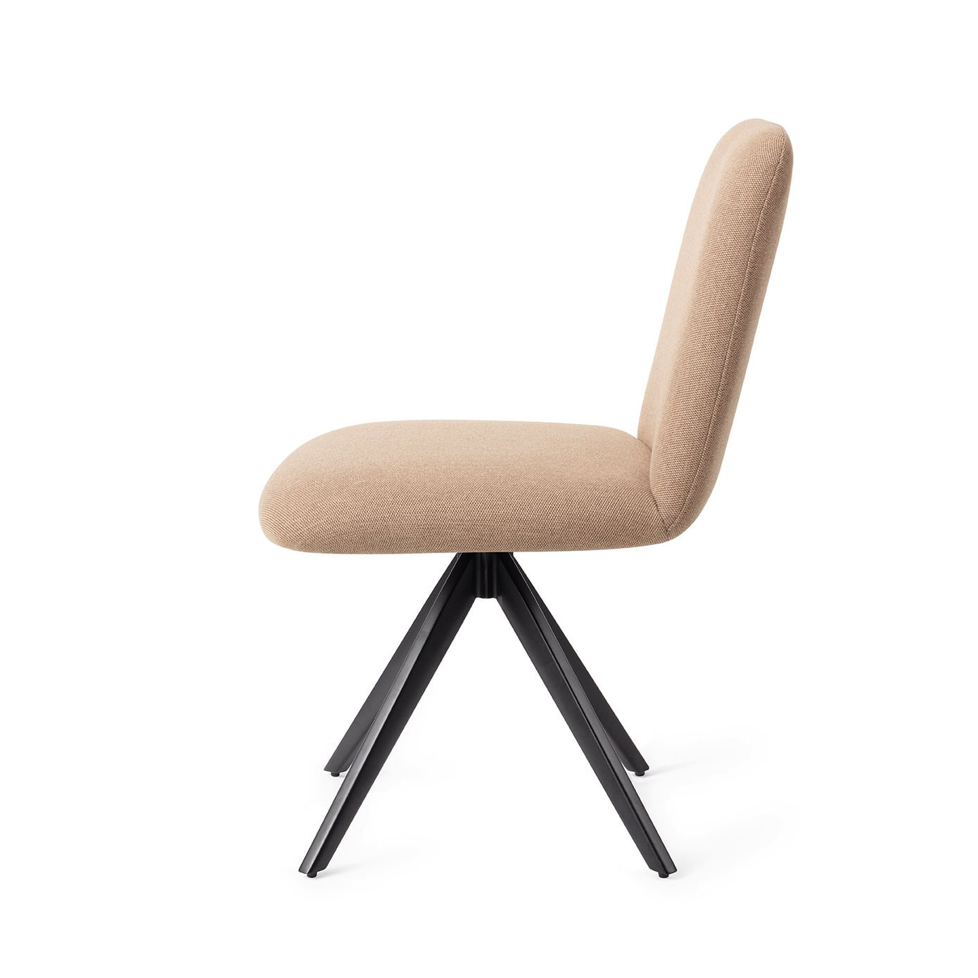 Jesper Home Eetkamerstoel 'Taiwa' Draaibaar, Turn Black, kleur Whisper Wheat
