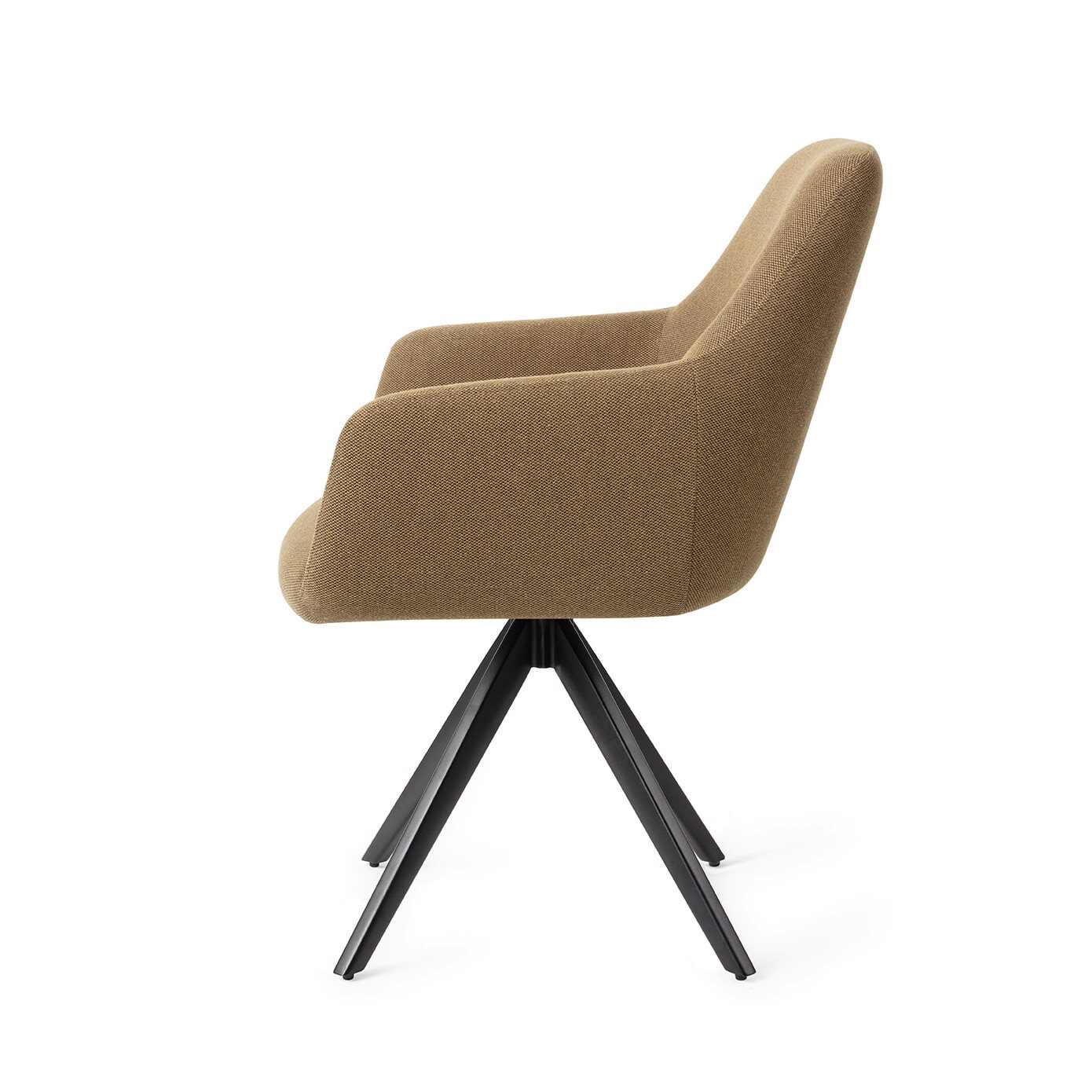 Jesper Home Eetkamerstoel 'Hiroo' Draaibaar, Turn Black, kleur Willow