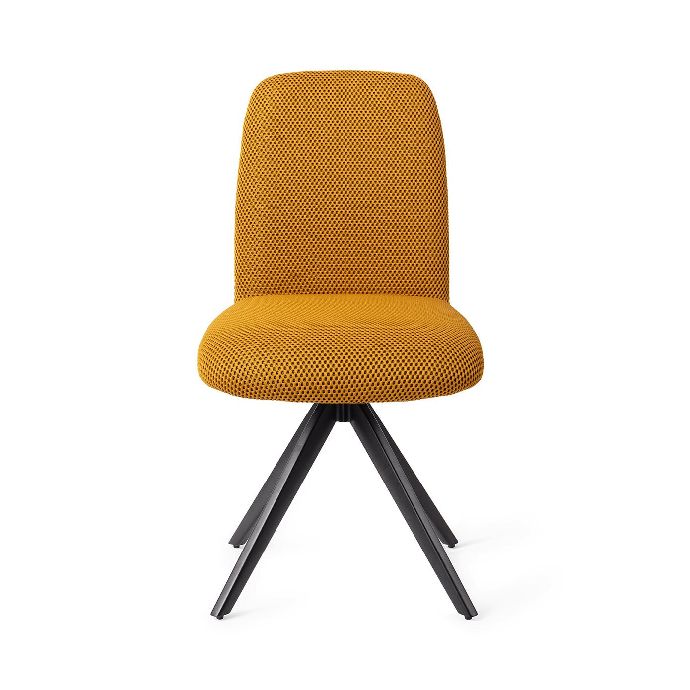 Jesper Home Eetkamerstoel 'Taiwa' Draaibaar, Turn Black, kleur Groovy Garam