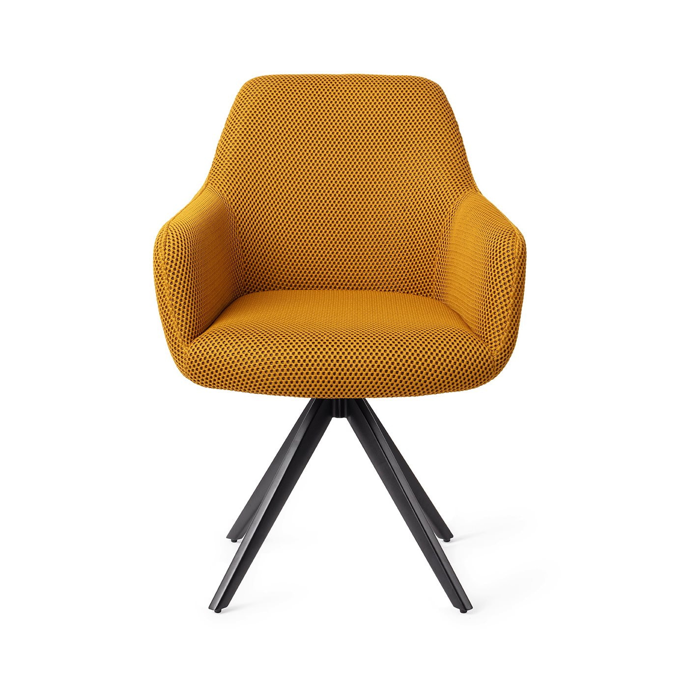 Jesper Home Eetkamerstoel 'Hiroo' Draaibaar, Turn Black, kleur Groovy Garam