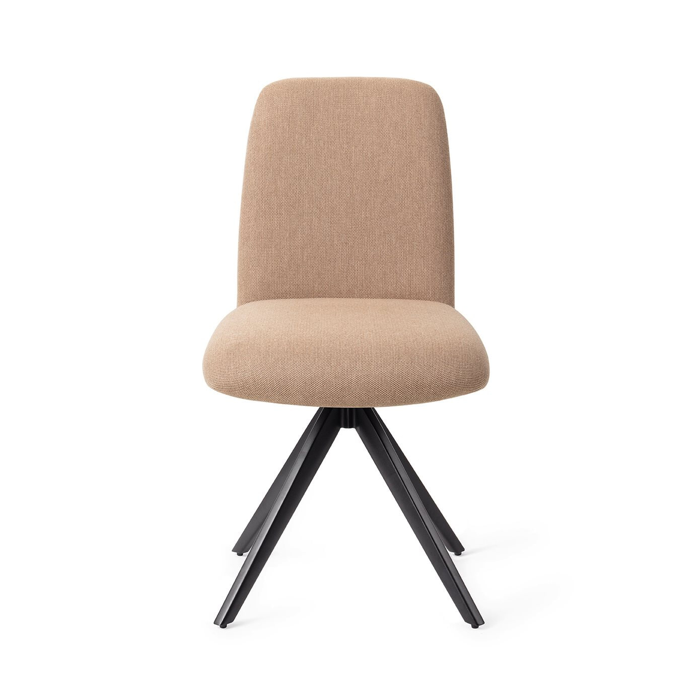 Jesper Home Eetkamerstoel 'Taiwa' Draaibaar, Turn Black, kleur Whisper Wheat