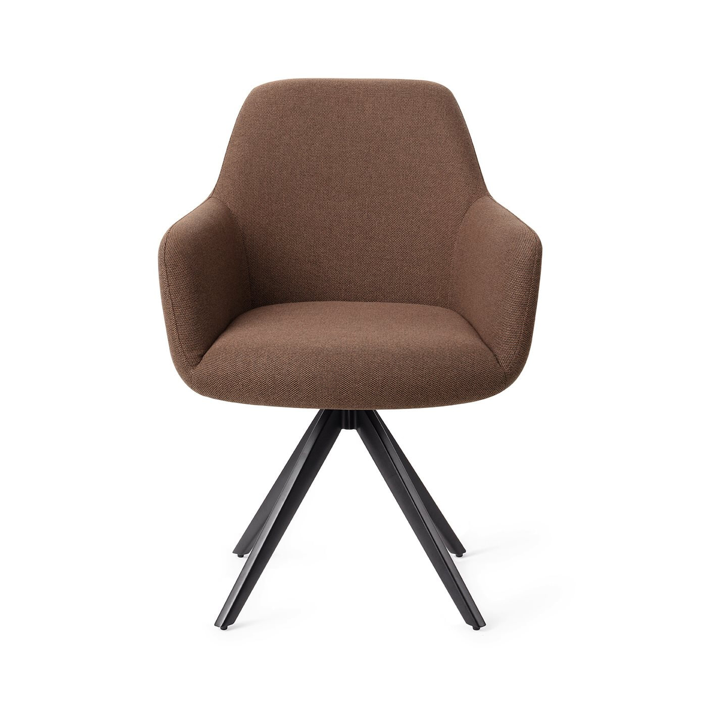 Jesper Home Eetkamerstoel 'Hiroo' Draaibaar, Turn Black, kleur Rustic Rye