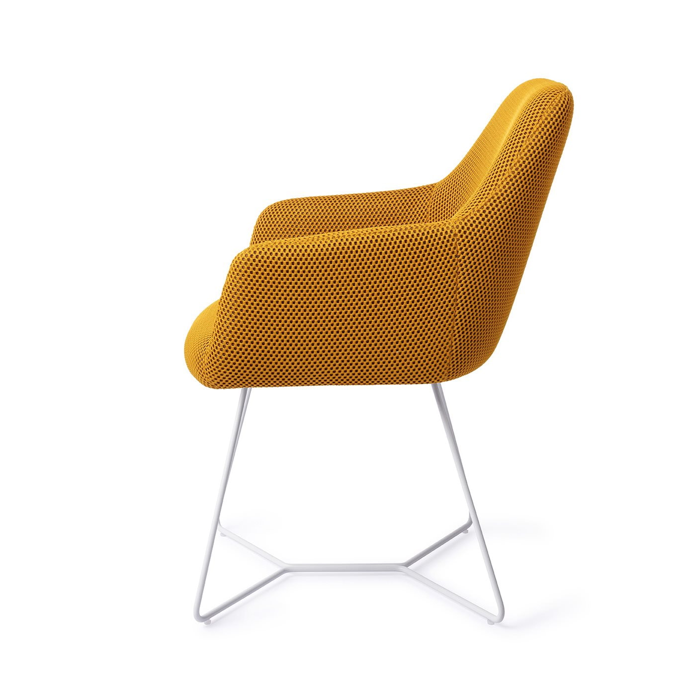 Jesper Home Eetkamerstoel 'Hiroo' Beehive White, kleur Groovy Garam