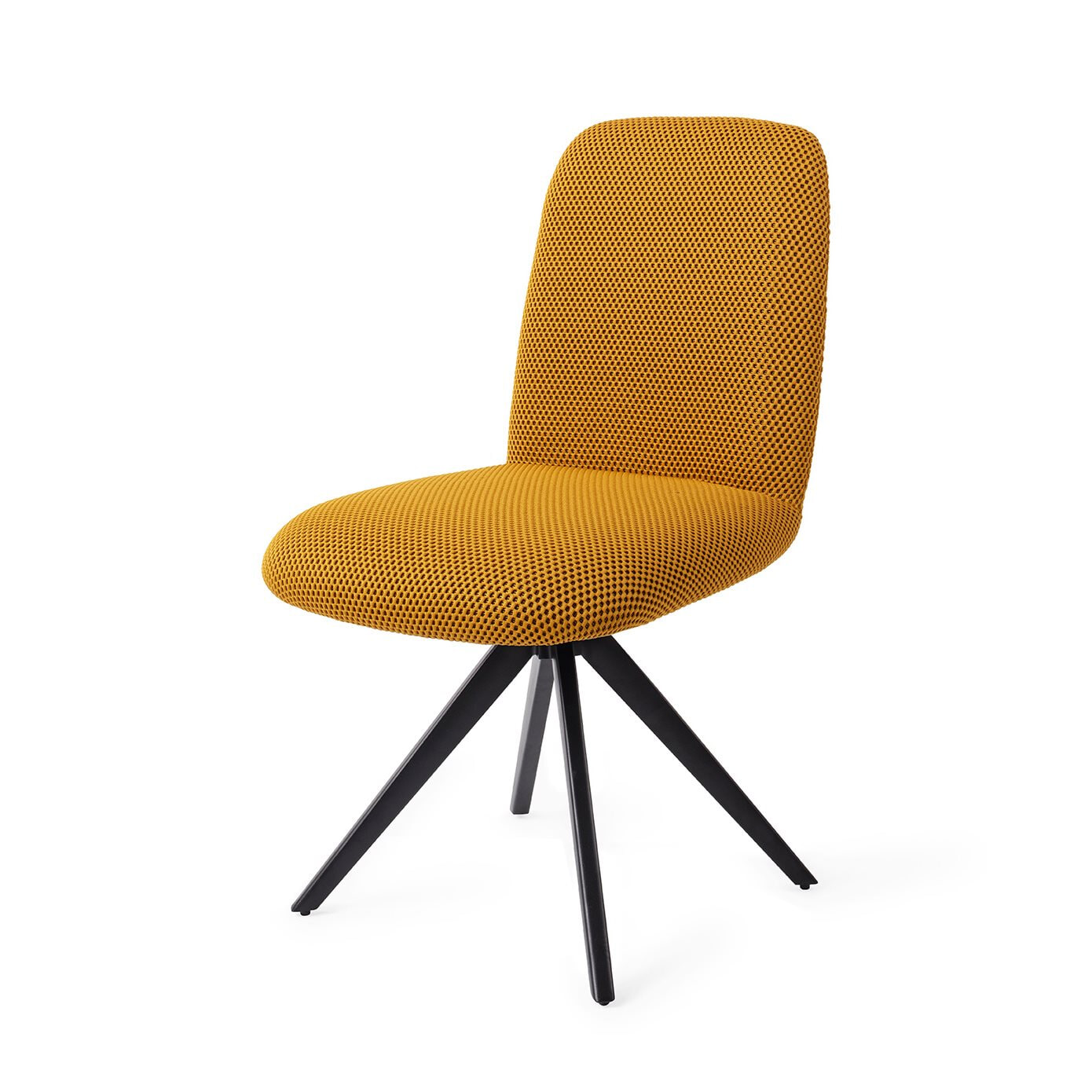 Jesper Home Eetkamerstoel 'Taiwa' Draaibaar, Turn Black, kleur Groovy Garam