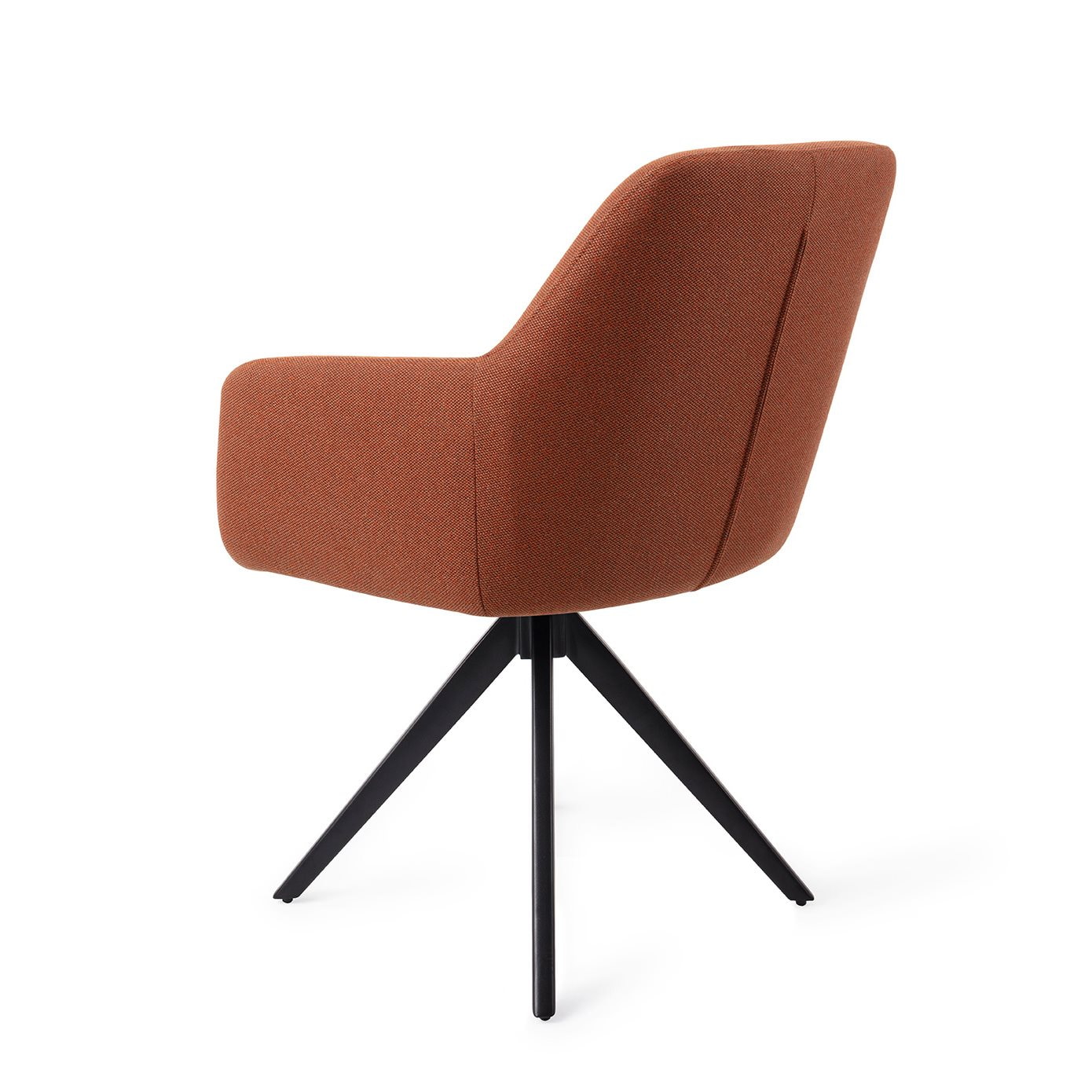 Jesper Home Eetkamerstoel 'Hiroo' Draaibaar, Turn Black, kleur Hearth Harmony