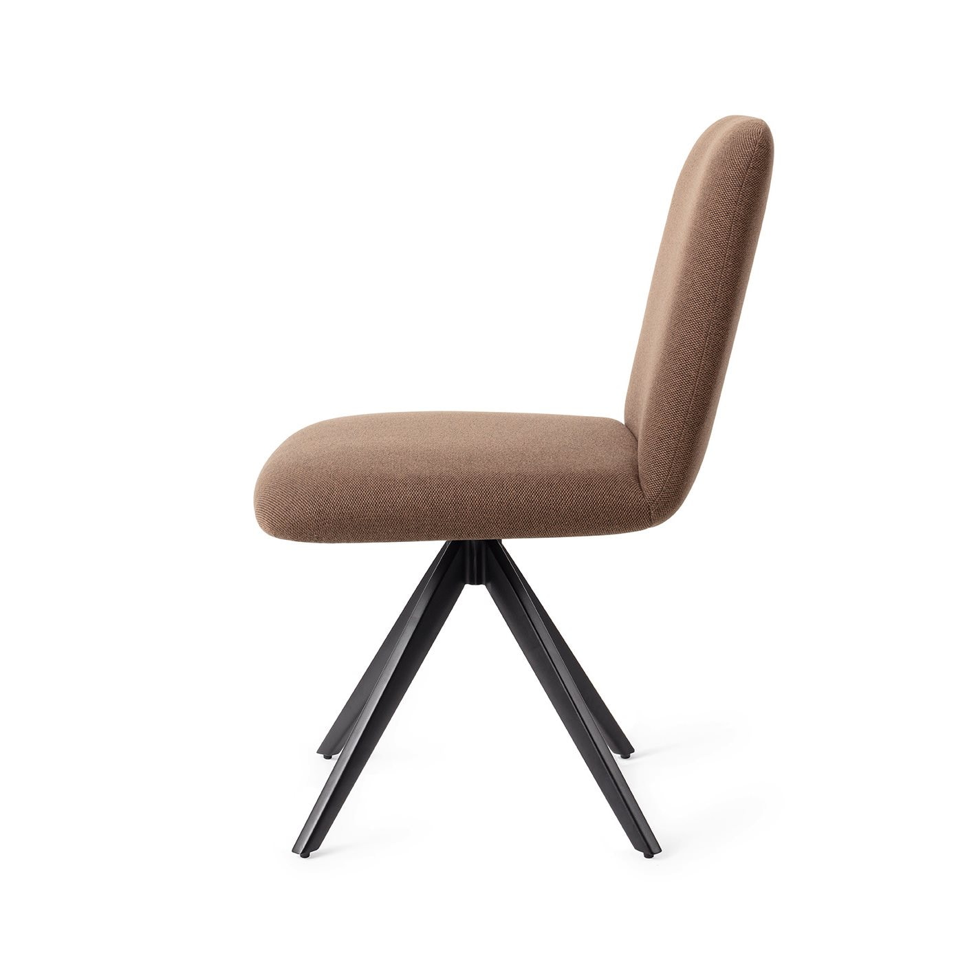 Jesper Home Eetkamerstoel 'Taiwa' Draaibaar, Turn Black, kleur Rustic Rye