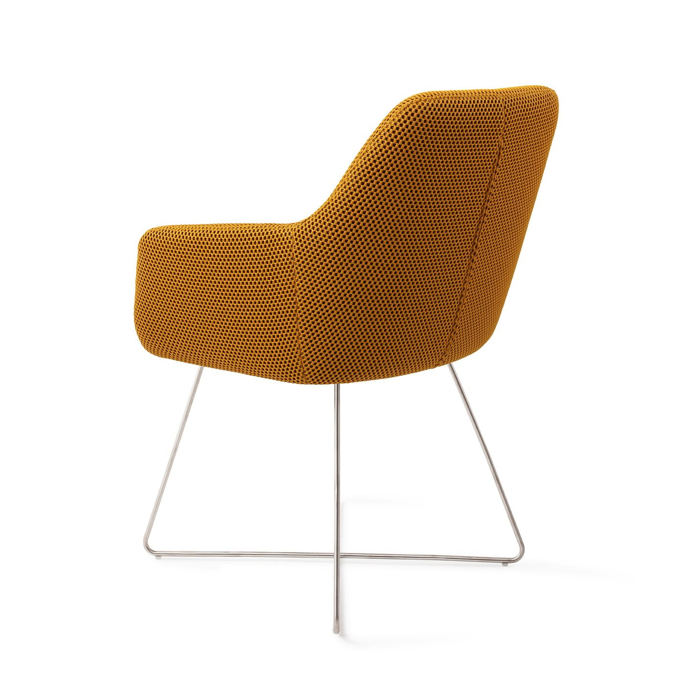 Jesper Home Eetkamerstoel 'Hiroo' Cross Steel, kleur Groovy Garam