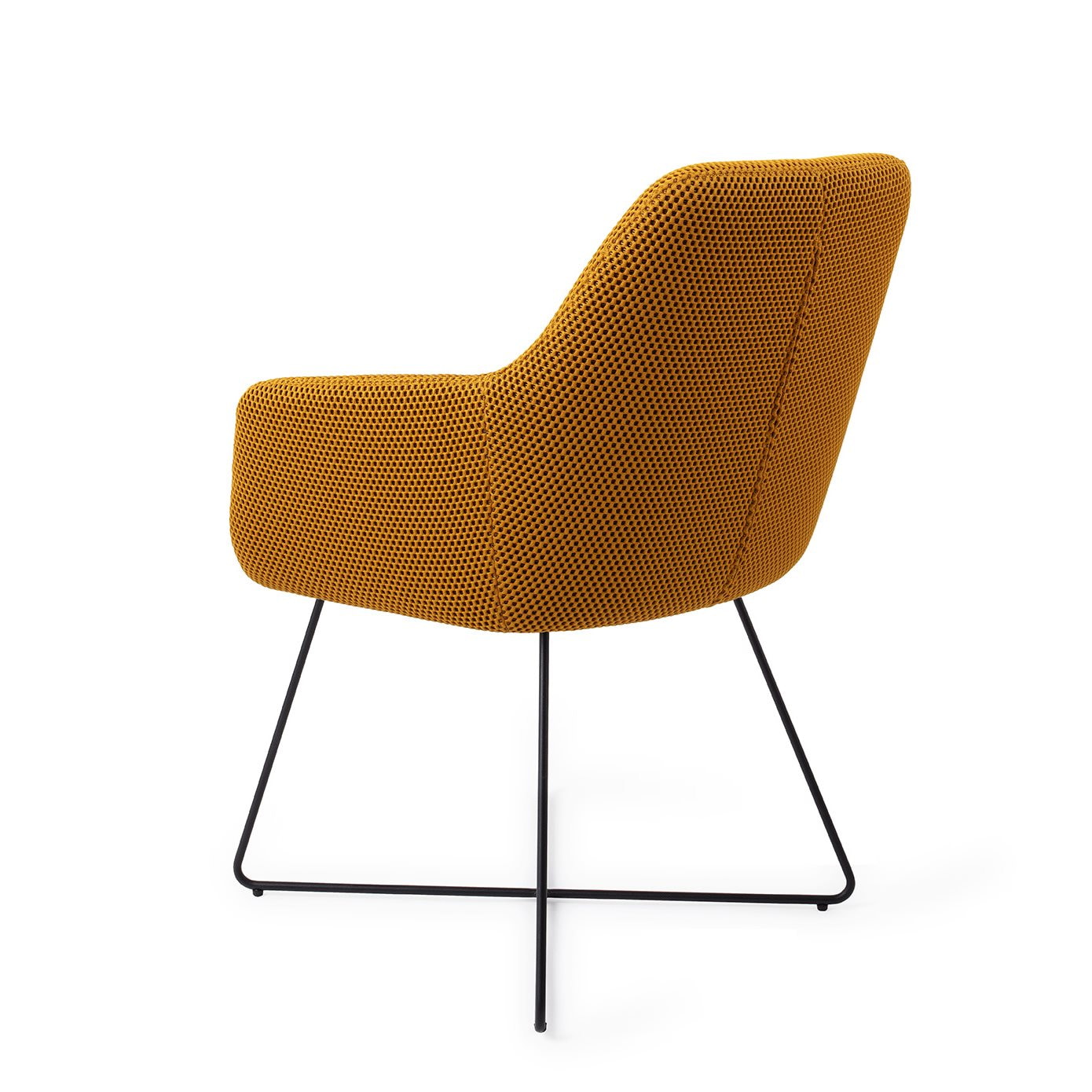 Jesper Home Eetkamerstoel 'Hiroo' Cross Black, kleur Groovy Garam