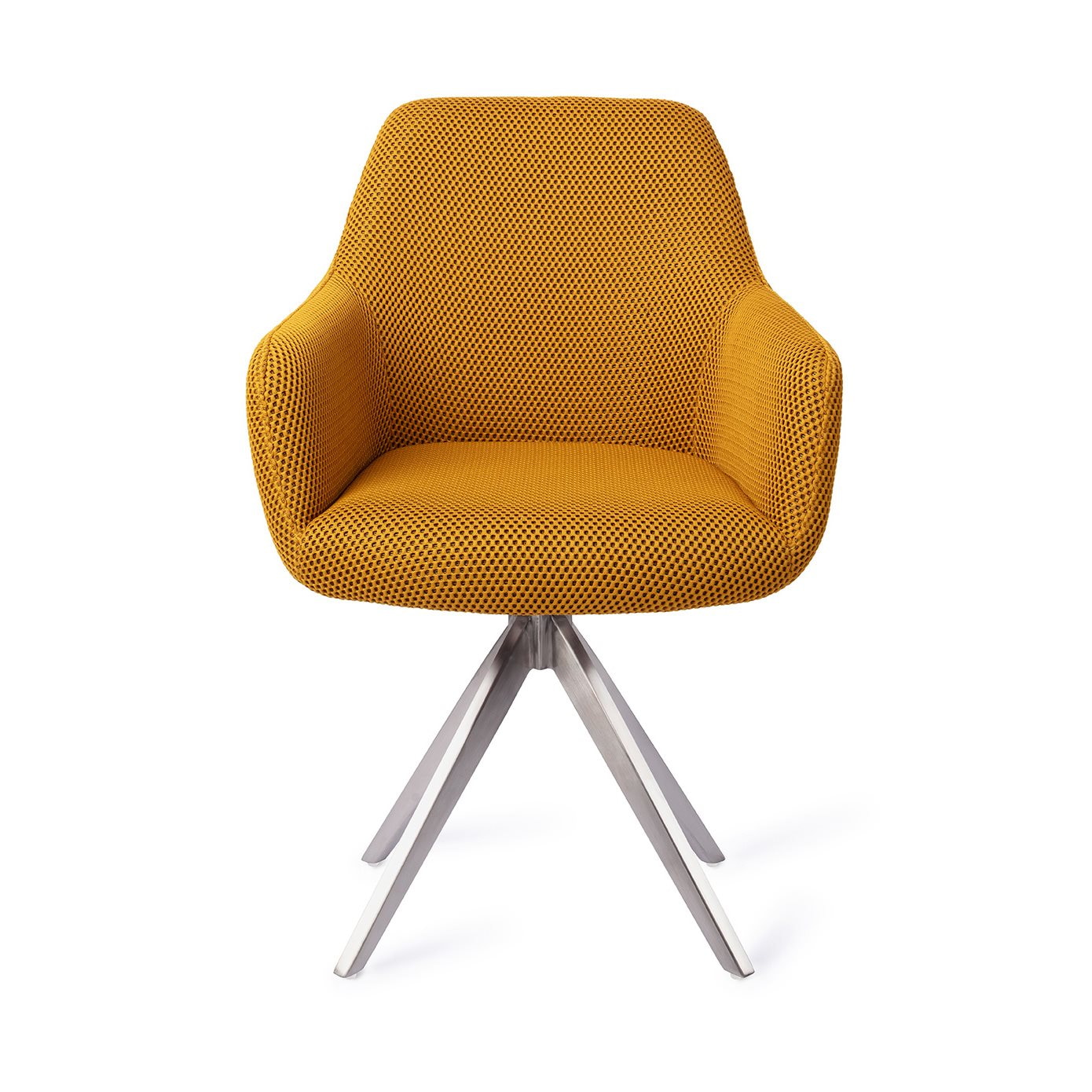 Jesper Home Eetkamerstoel 'Hiroo' Draaibaar, Turn Steel, kleur Groovy Garam