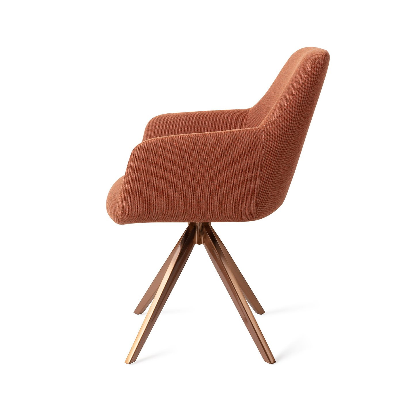 Jesper Home Eetkamerstoel 'Hiroo' Draaibaar, Turn Rose, kleur Hearth Harmony