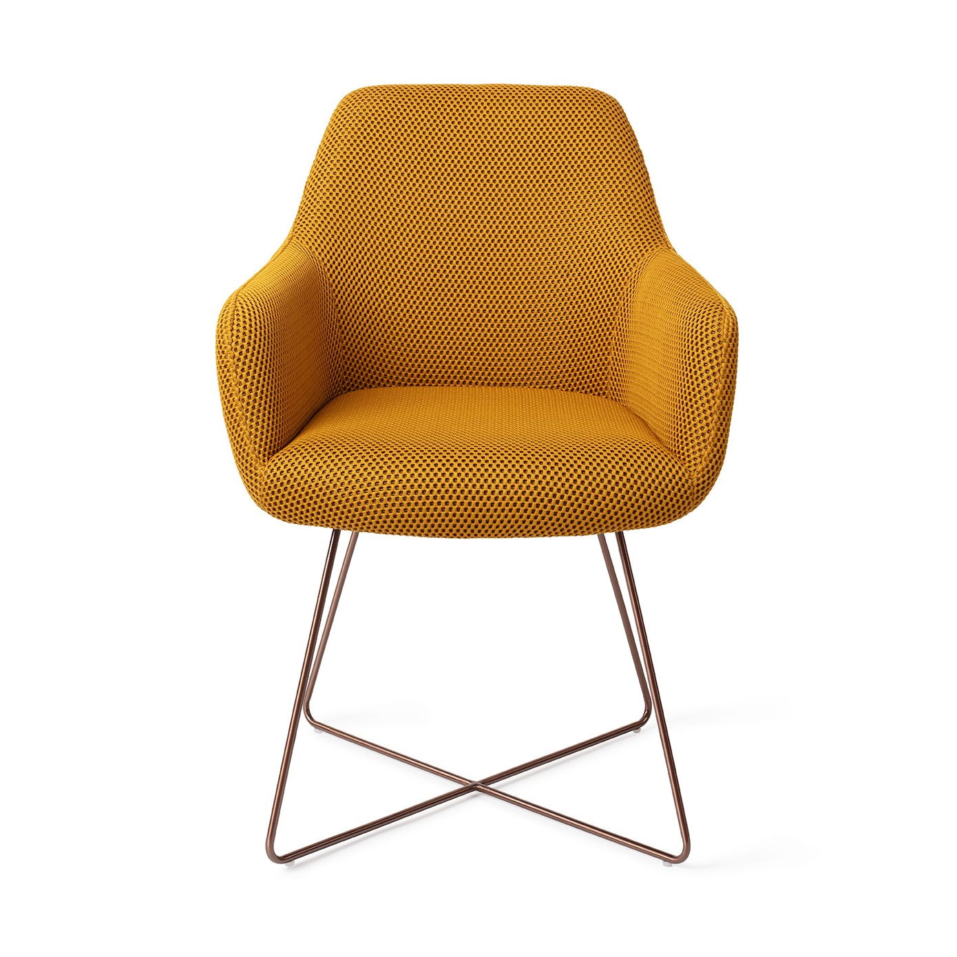 Jesper Home Eetkamerstoel 'Hiroo' Cross Rose, kleur Groovy Garam