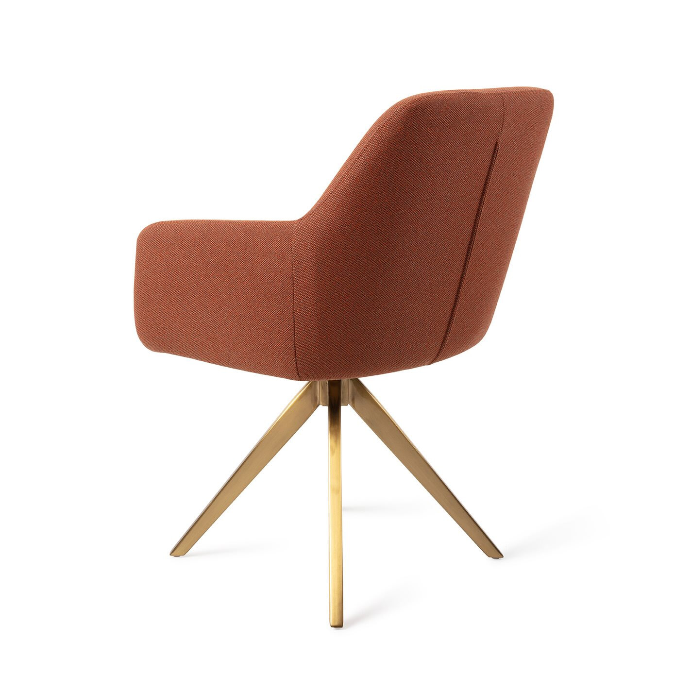 Jesper Home Eetkamerstoel 'Hiroo' Draaibaar, Turn Gold, kleur Hearth Harmony