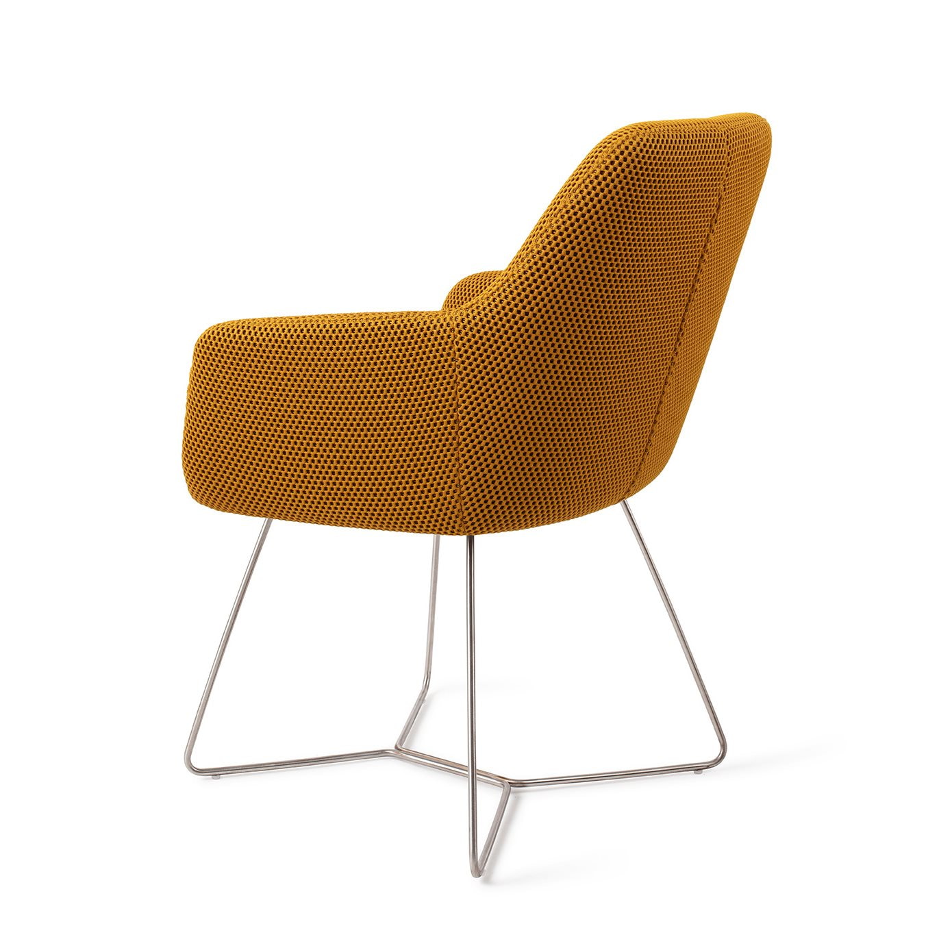 Jesper Home Eetkamerstoel 'Hiroo' Beehive Steel, kleur Groovy Garam