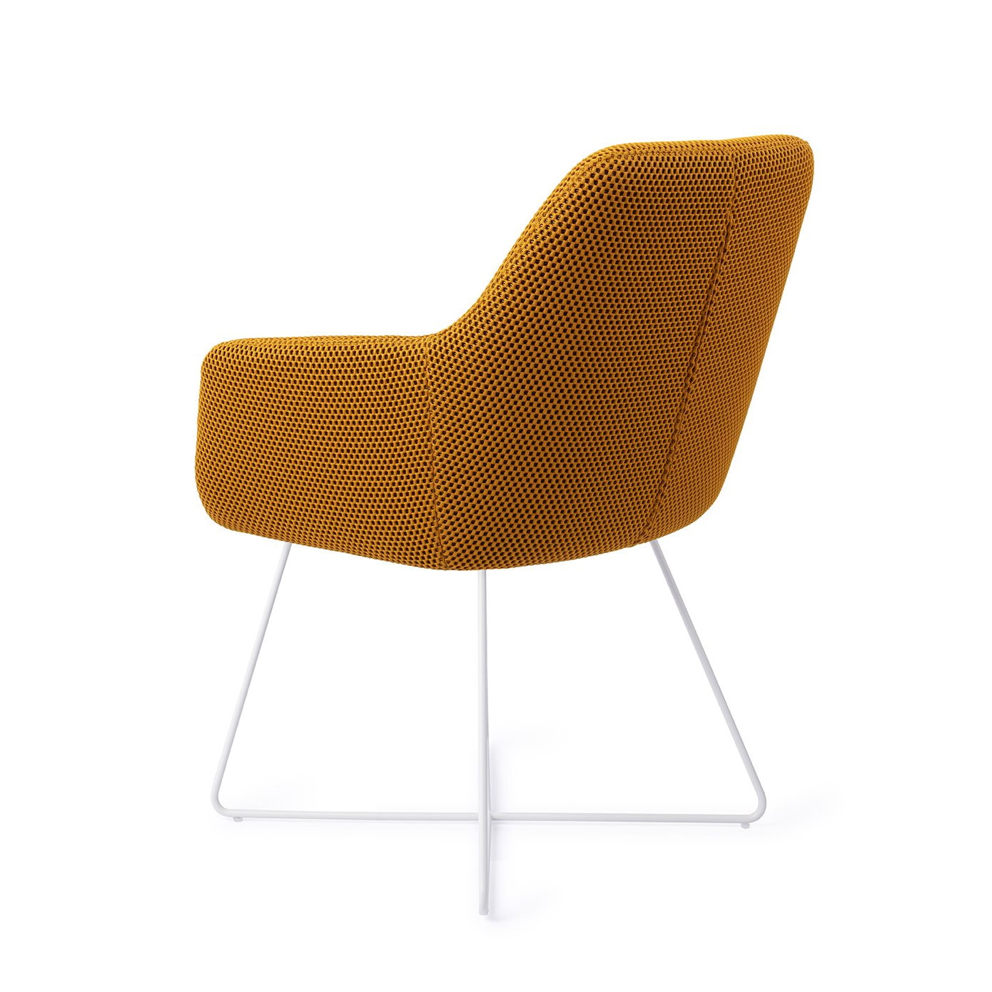 Jesper Home Eetkamerstoel 'Hiroo' Cross White, kleur Groovy Garam