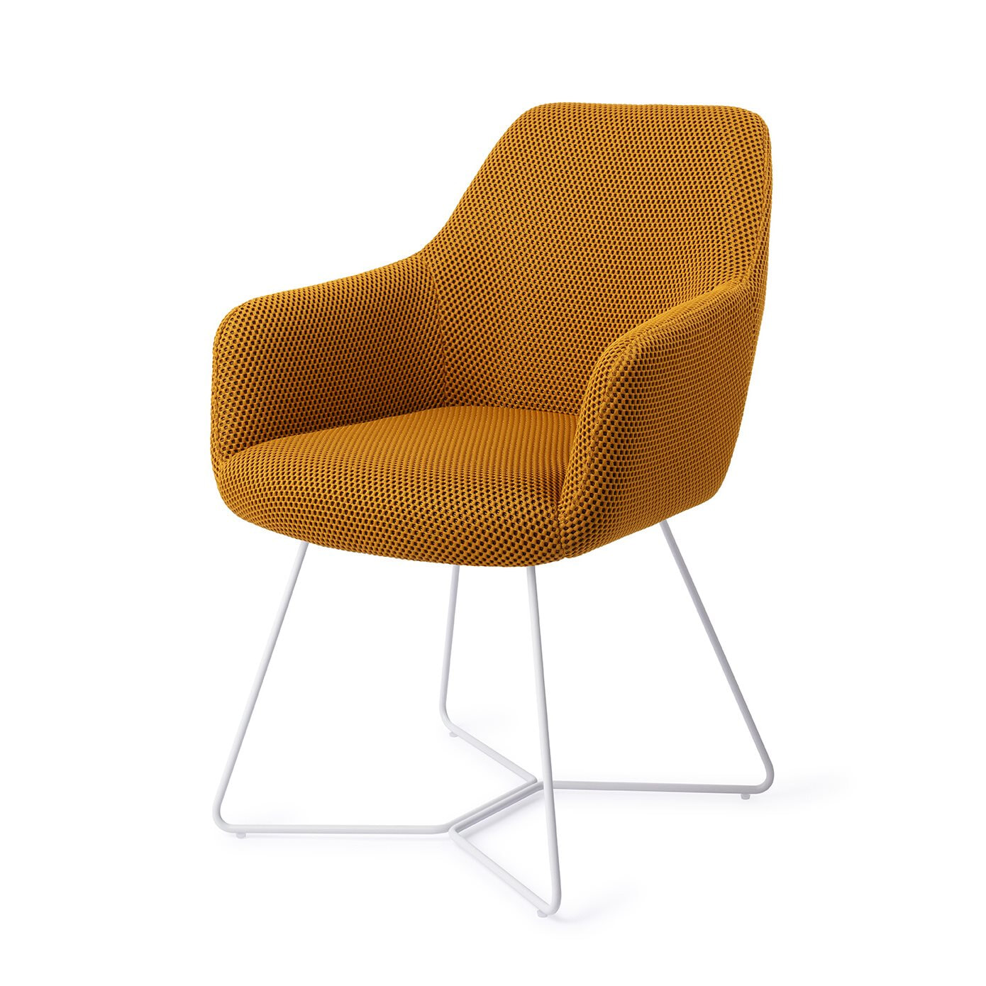 Jesper Home Eetkamerstoel 'Hiroo' Beehive White, kleur Groovy Garam