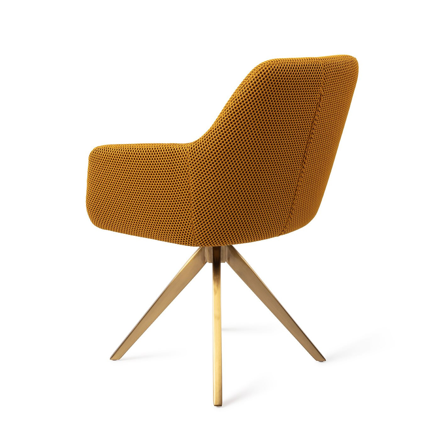 Jesper Home Eetkamerstoel 'Hiroo' Draaibaar, Turn Gold, kleur Groovy Garam