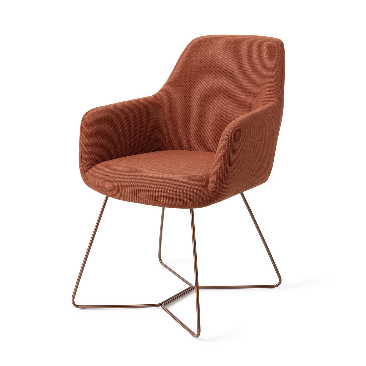 Jesper Home Eetkamerstoel 'Hiroo' Beehive Rose, kleur Hearth Harmony