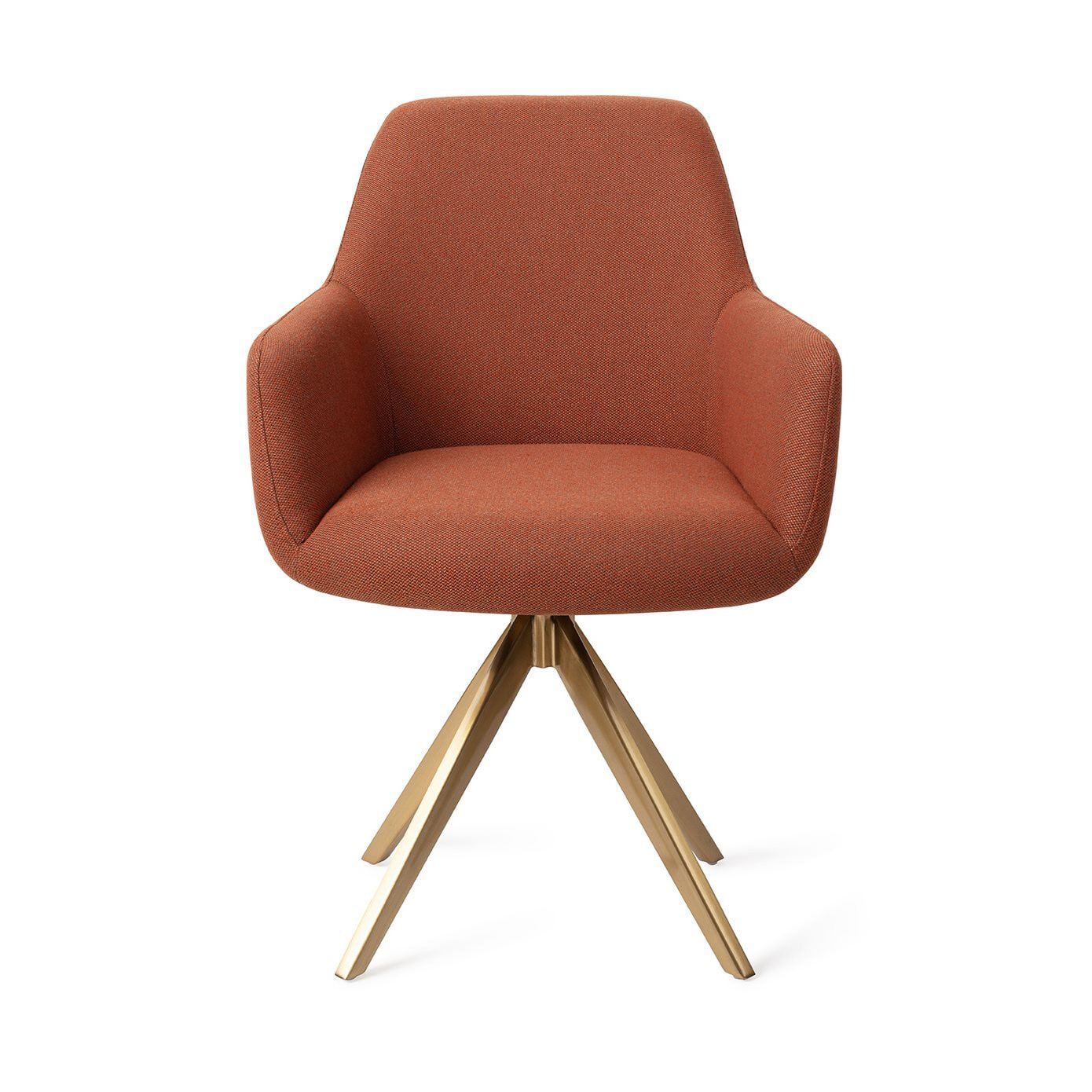 Jesper Home Eetkamerstoel 'Hiroo' Draaibaar, Turn Gold, kleur Hearth Harmony