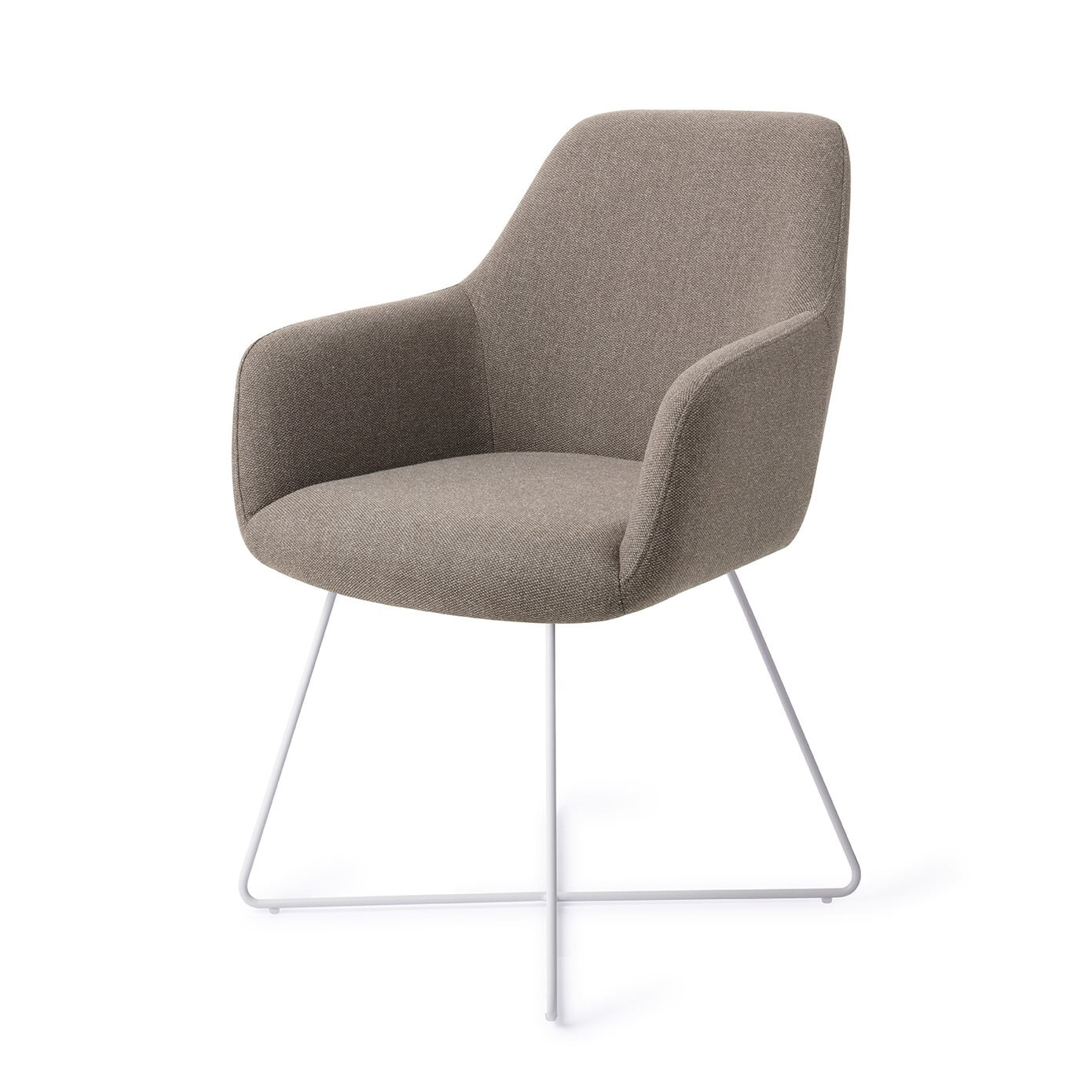 Jesper Home Eetkamerstoel Hiroo Cross White - Foggy Fusion