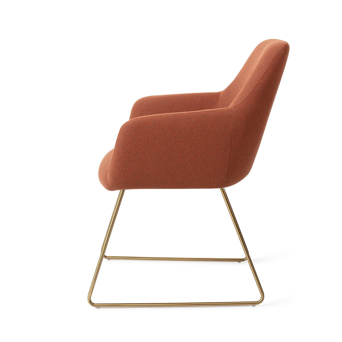 Jesper Home Eetkamerstoel 'Hiroo' Slide Gold, kleur Hearth Harmony