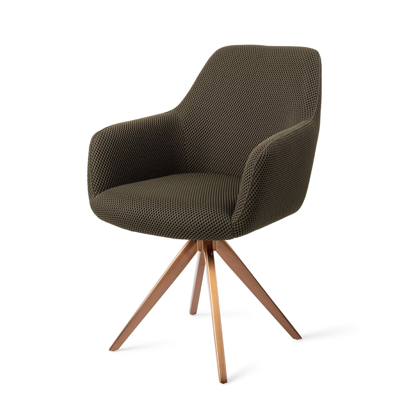 Jesper Home Eetkamerstoel Hiroo Draaibaar, Turn Rose - Jungle Jewel