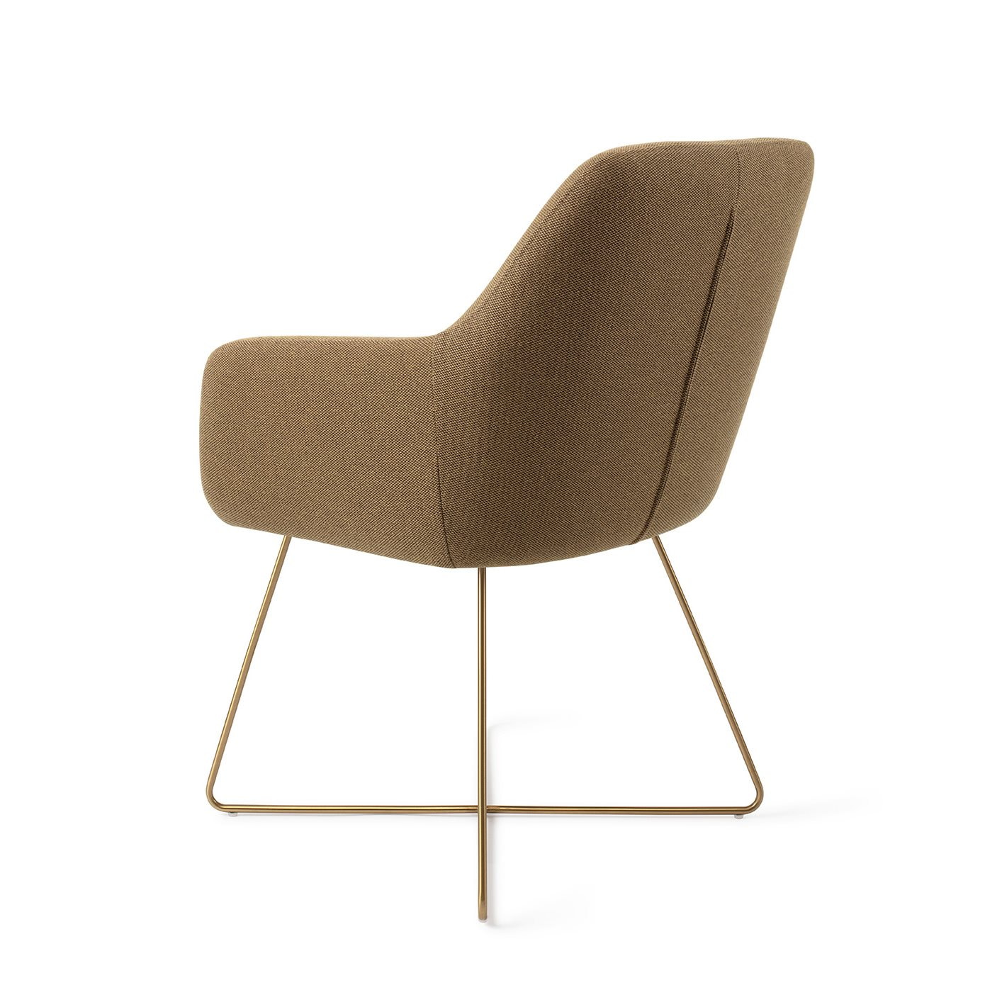 Jesper Home Eetkamerstoel 'Hiroo' Cross Gold, kleur Willow